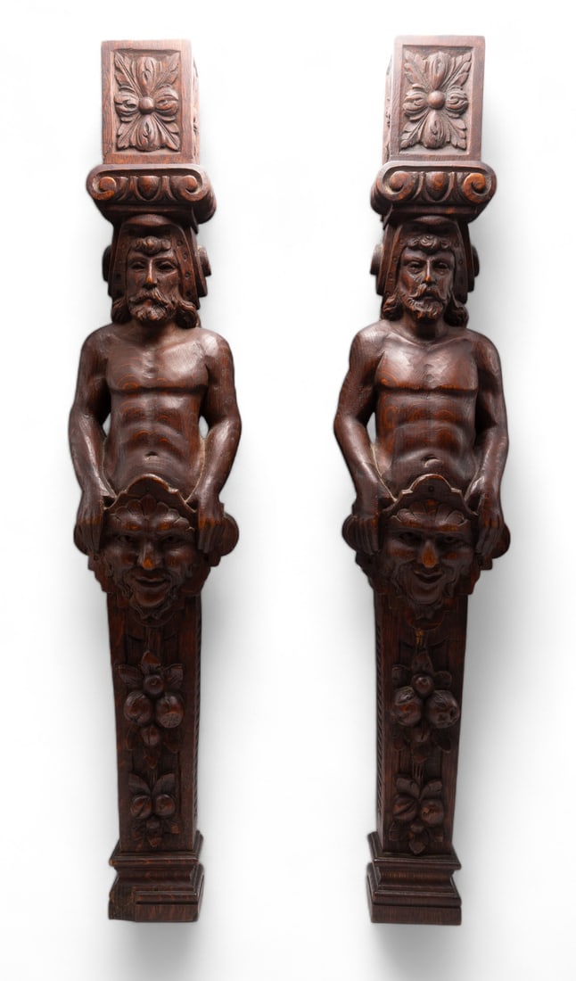Carved Wood Furniture Support / Pillars / Telamons (1 of 7)