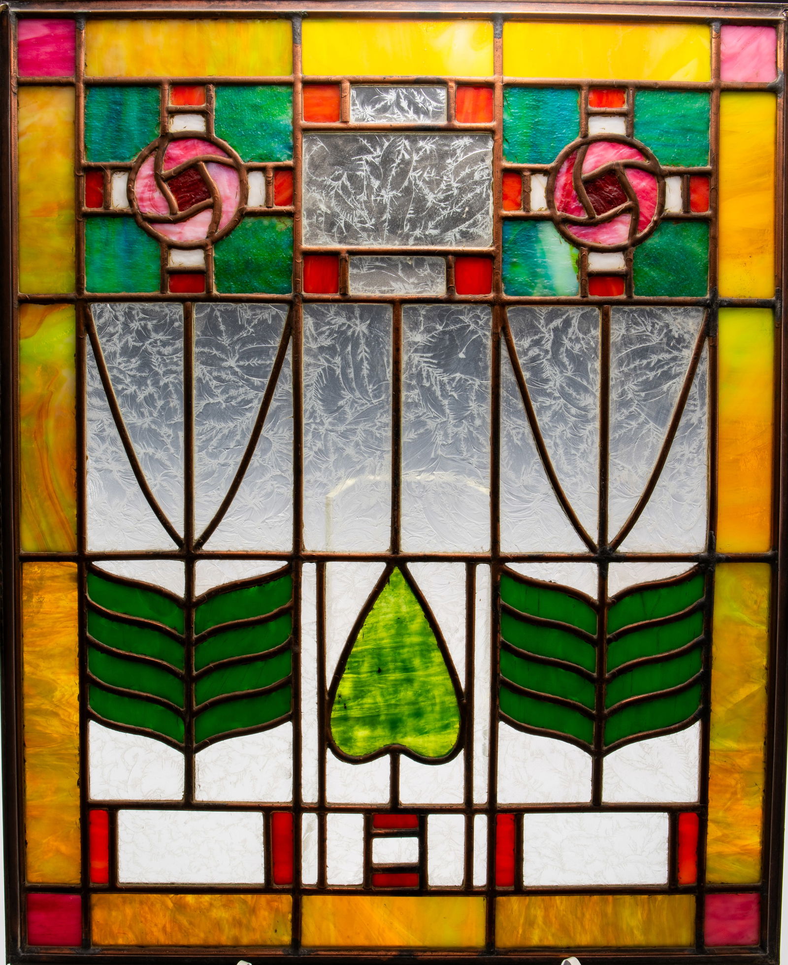 Arts & Crafts Stained Glass Window. (1 of 2)