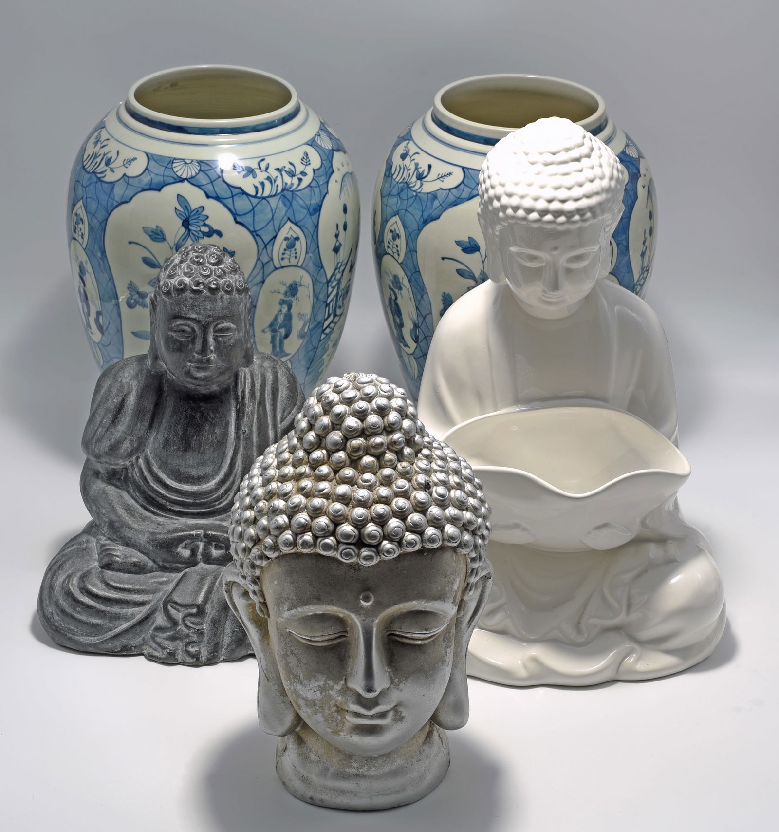 Lot of 5 Assorted Asian Articles. (1 of 4)