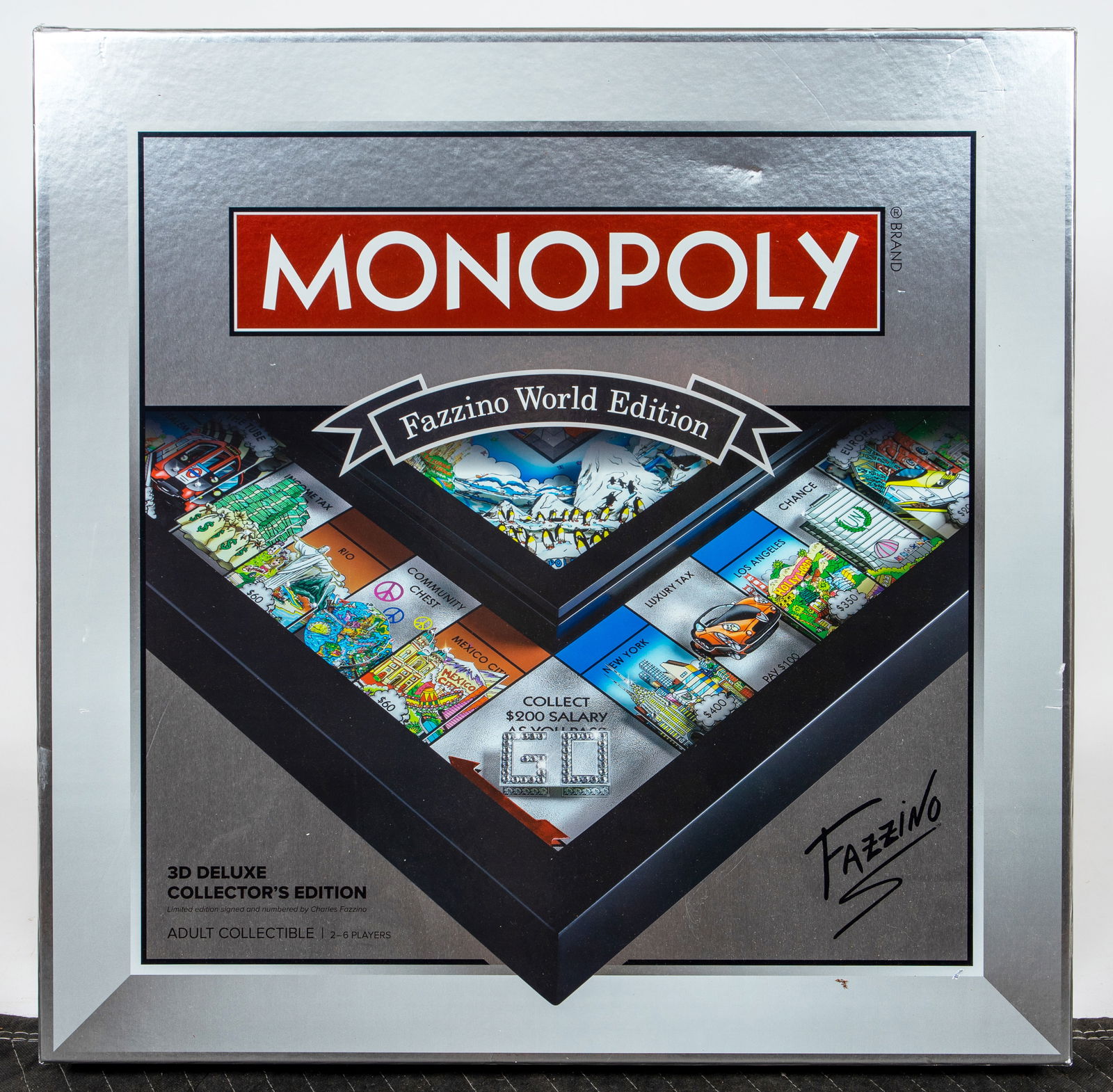 Monopoly Fazzino World Edition Board Game. (1 of 6)