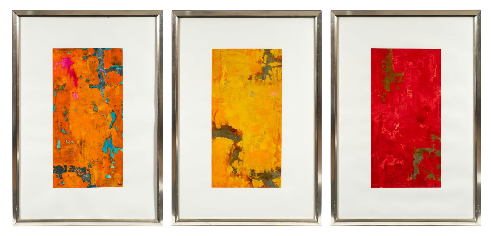 Lot of 3 Abstract Compositions, Patrick Dupre. (1 of 16)