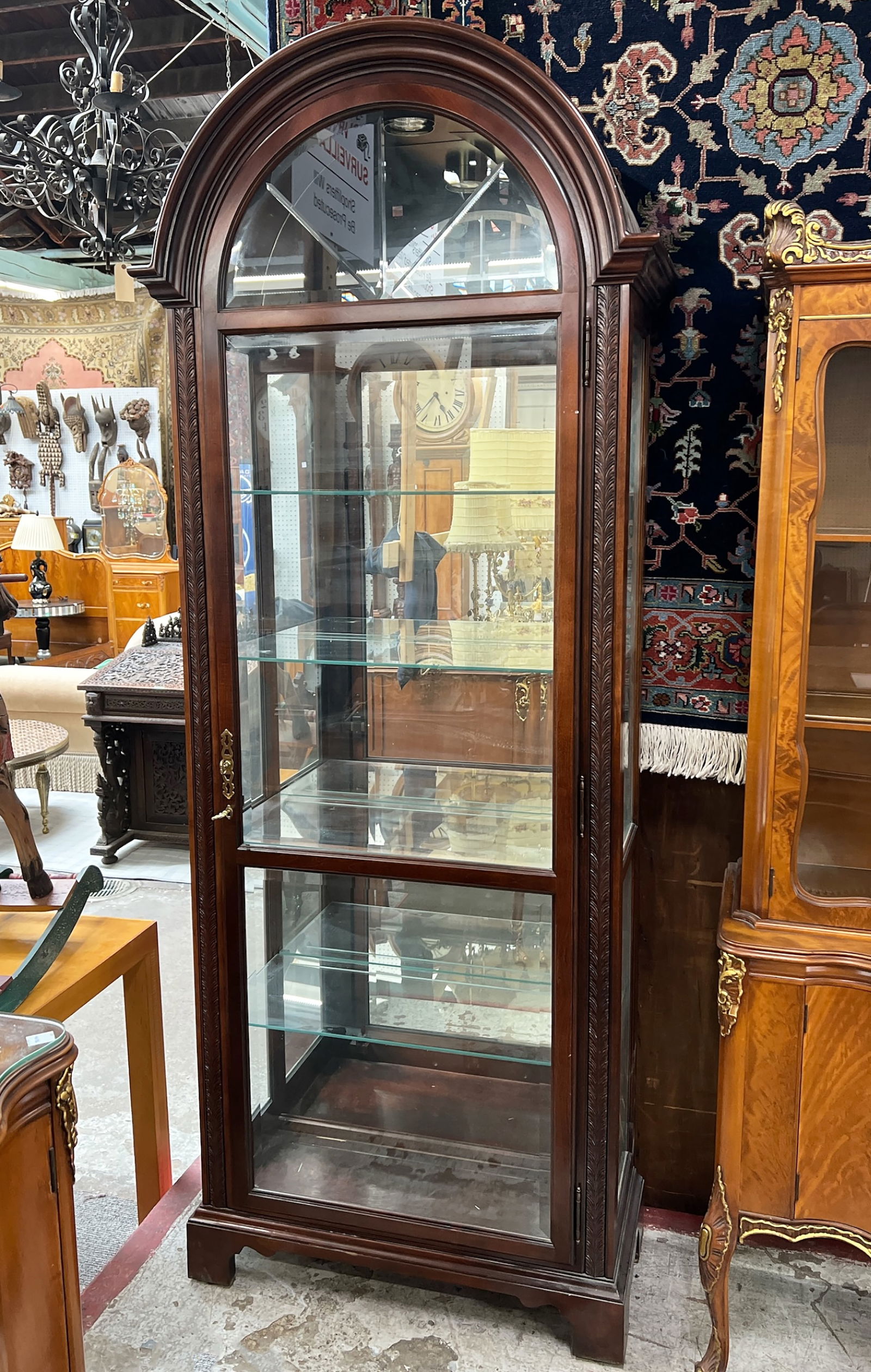 Howard Miller Curio or Display Cabinet. (1 of 2)
