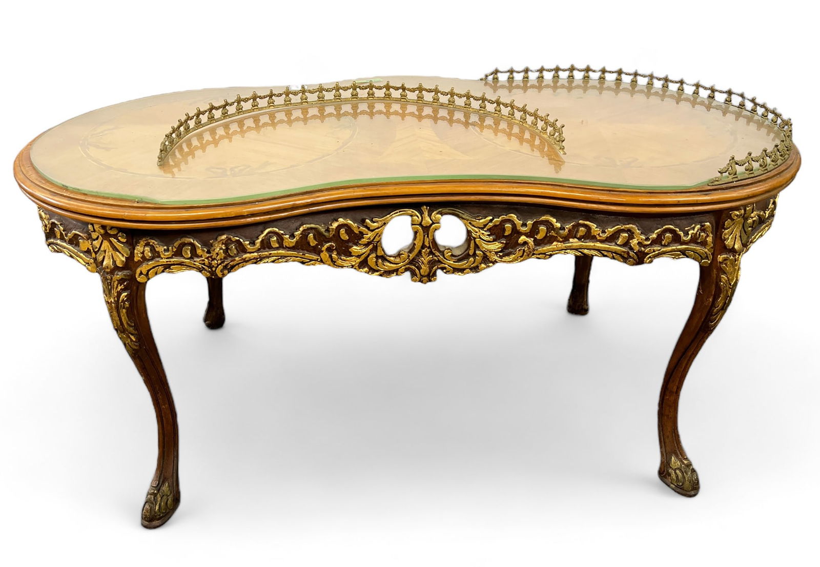 Carved French Coffee Table. (1 of 3)