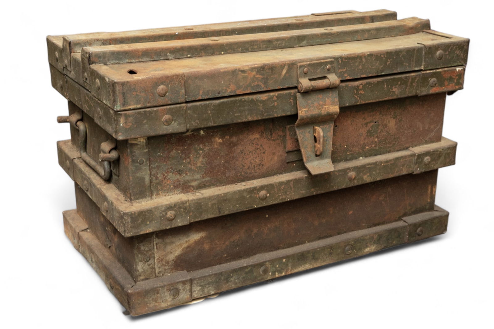Antique Metal Tool Box. (1 of 3)