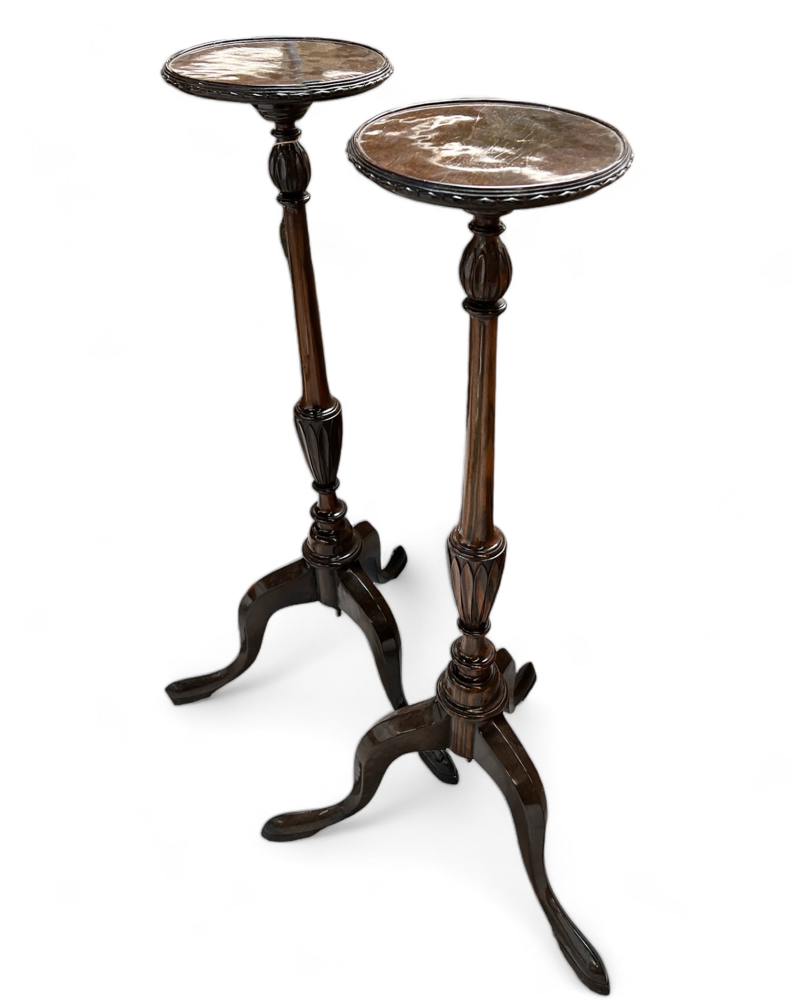 Pair of Rosewood Kettle Stands. (1 of 2)