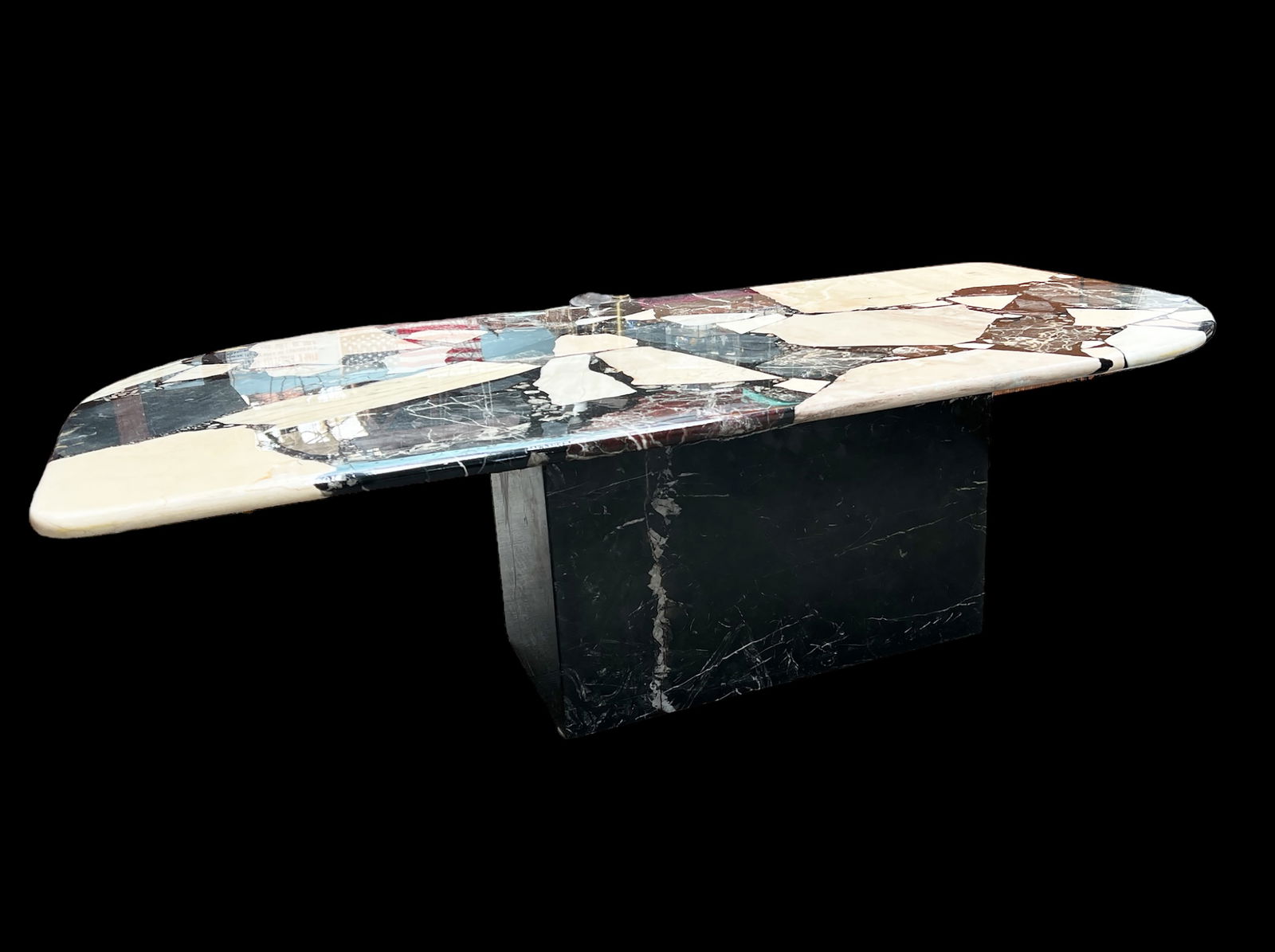 Large Marble Top Coffee Table. (1 of 3)