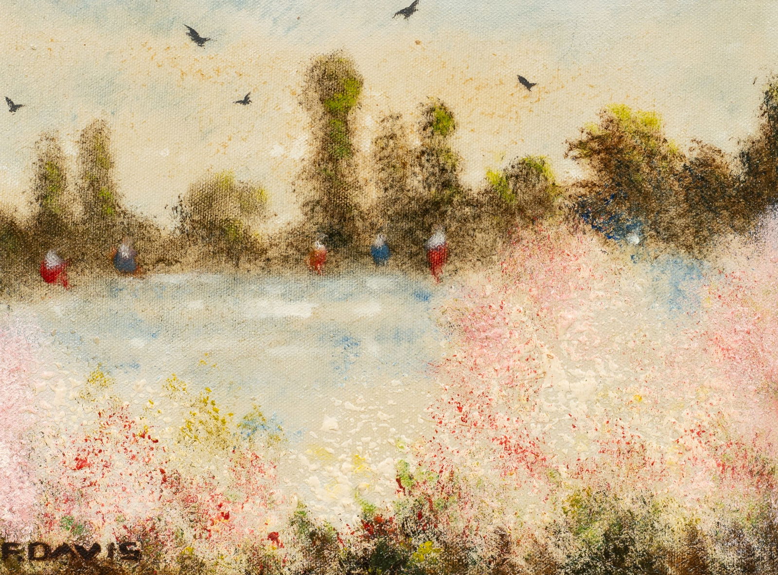 Landscape Painting, Francis Darby Davis. (1 of 6)