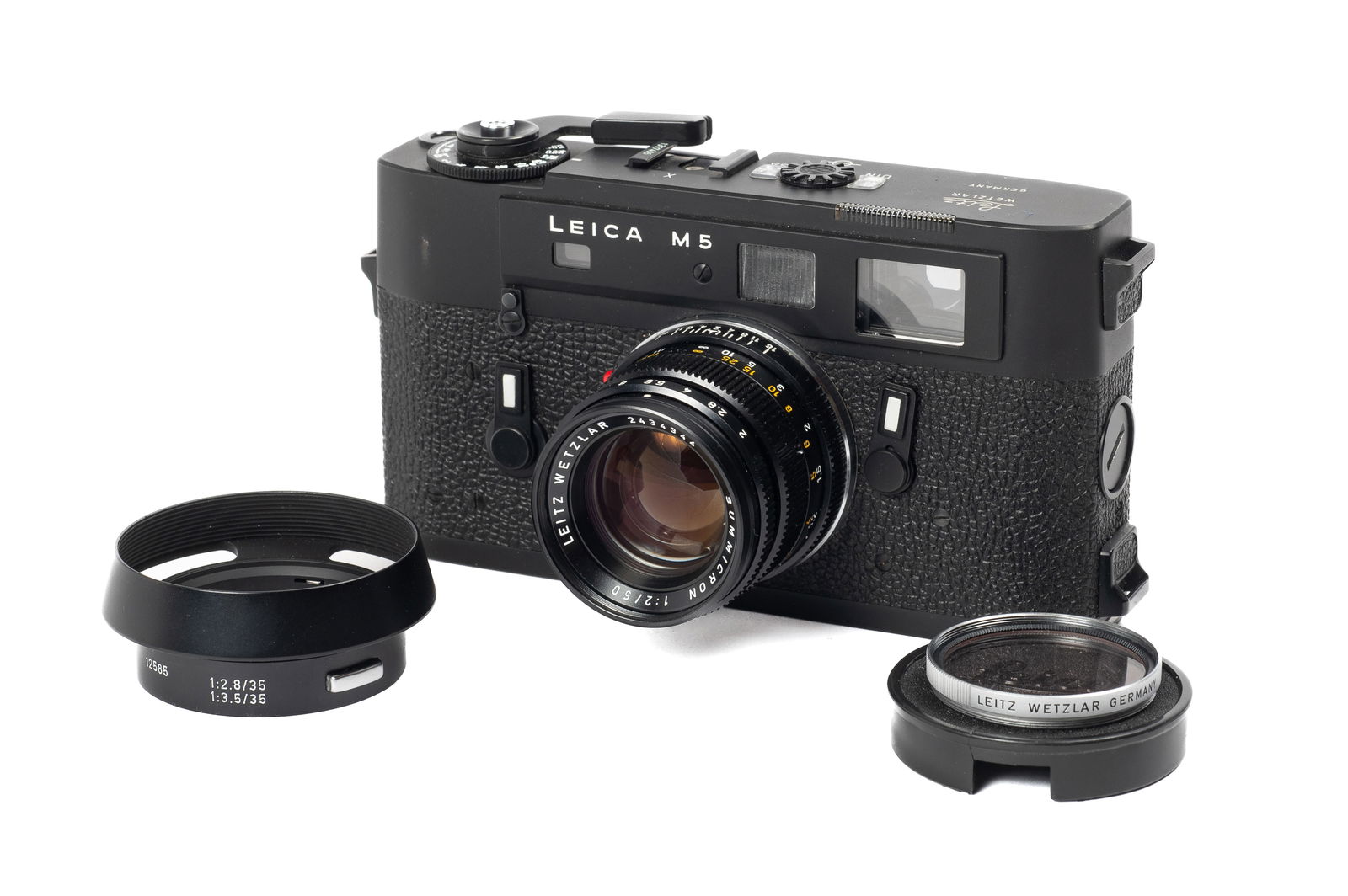 Leica M5 Camera w/ 50mm f/2 Summicron & Extras. (1 of 13)