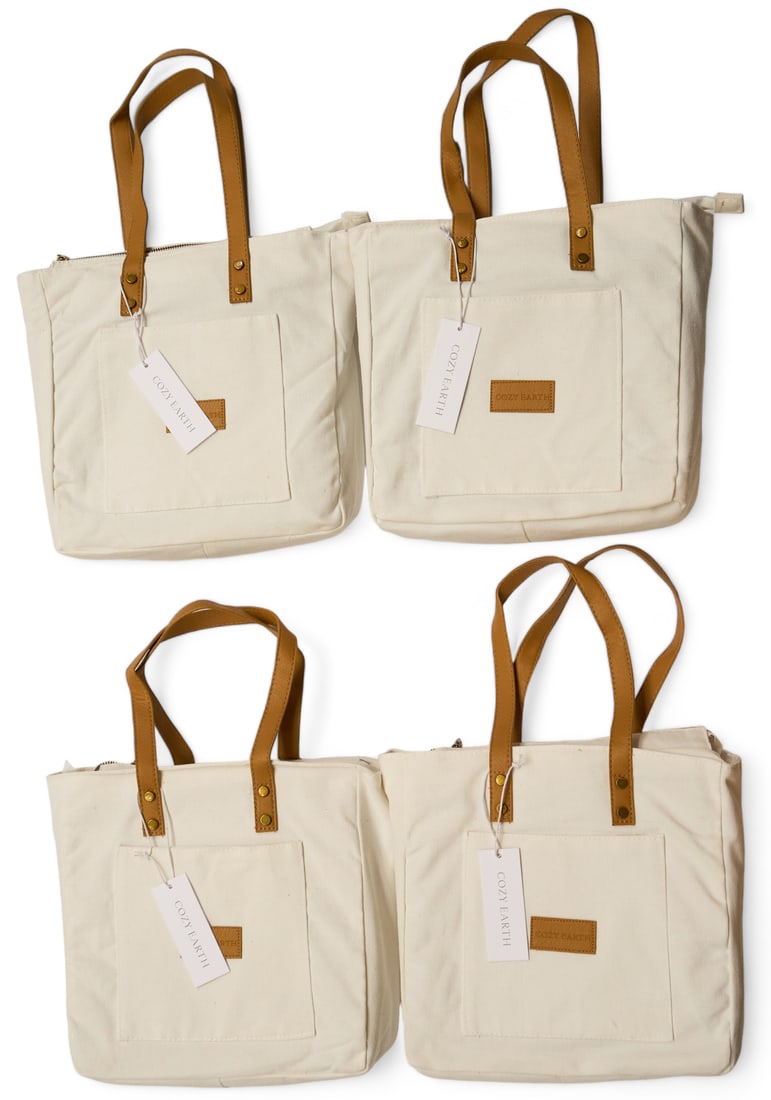 Lot of 4 Cozy Earth Sheet Sets- Oat & Driftwood. (1 of 2)