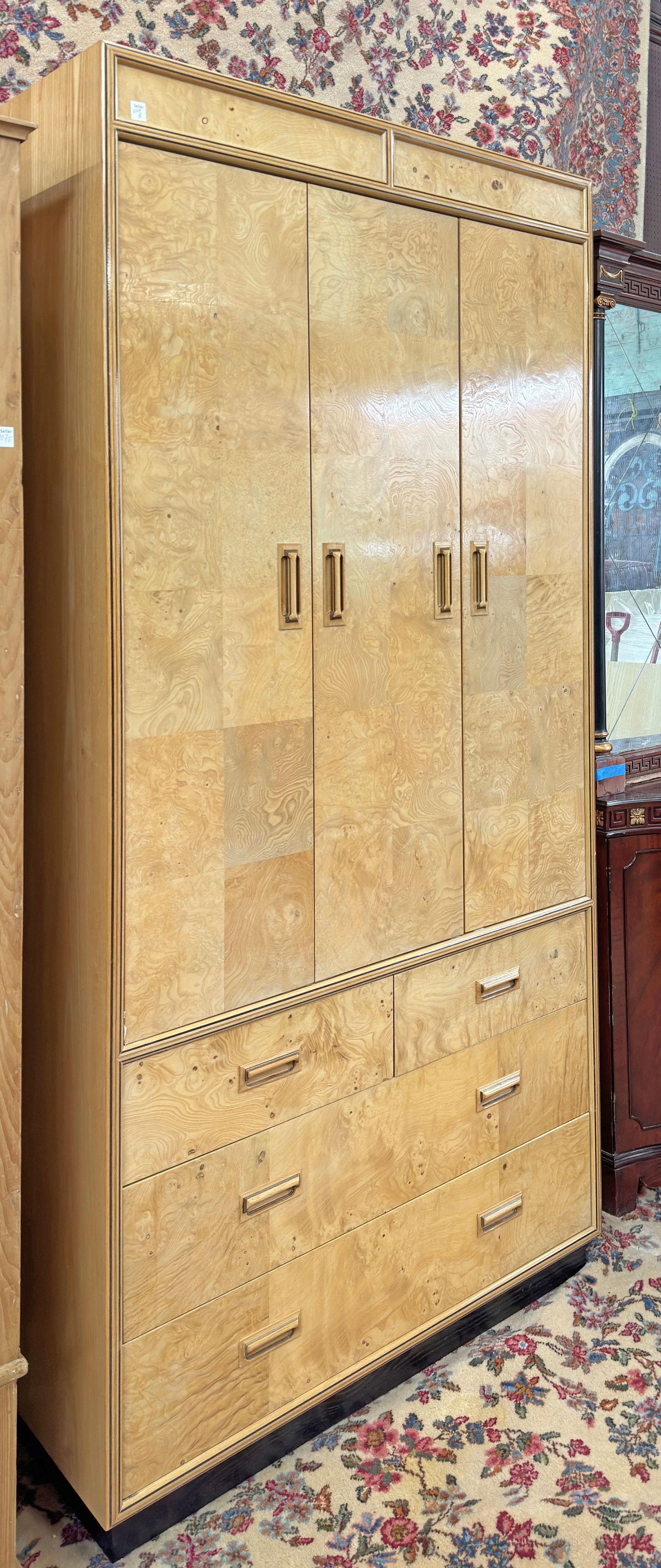 Henredon Scene Two Burled Wood Armoire. (1 of 3)