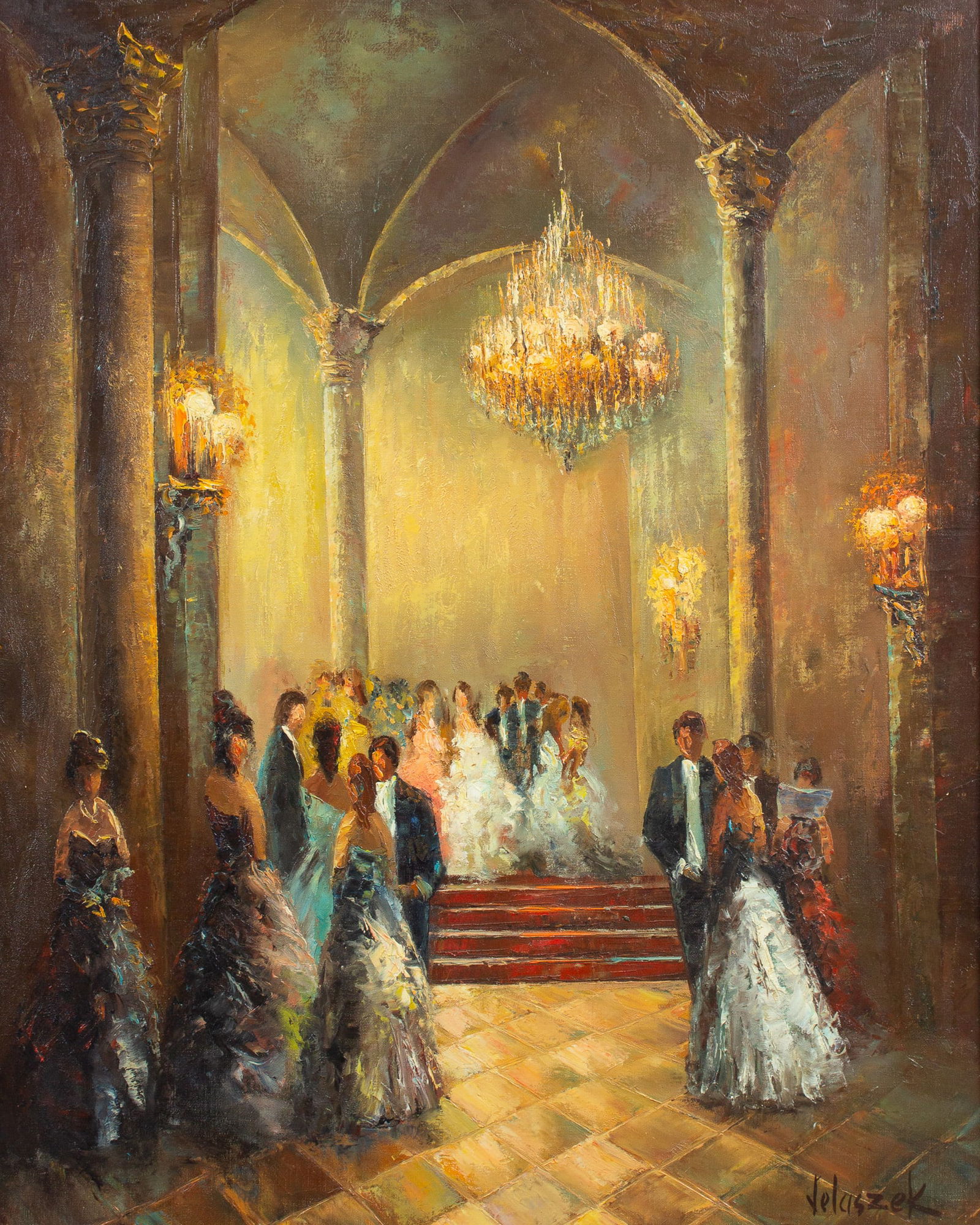 Ballroom Scene Painting, Zoran Jelascek. (1 of 7)