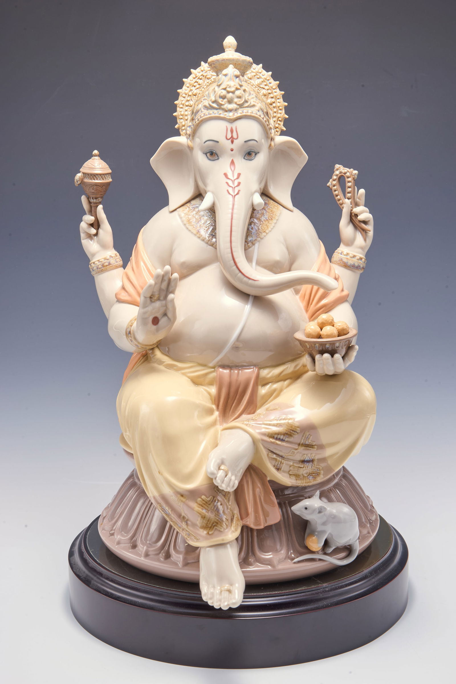 Lladro "Lord Ganesha" Figure w/ Original Box. (1 of 6)
