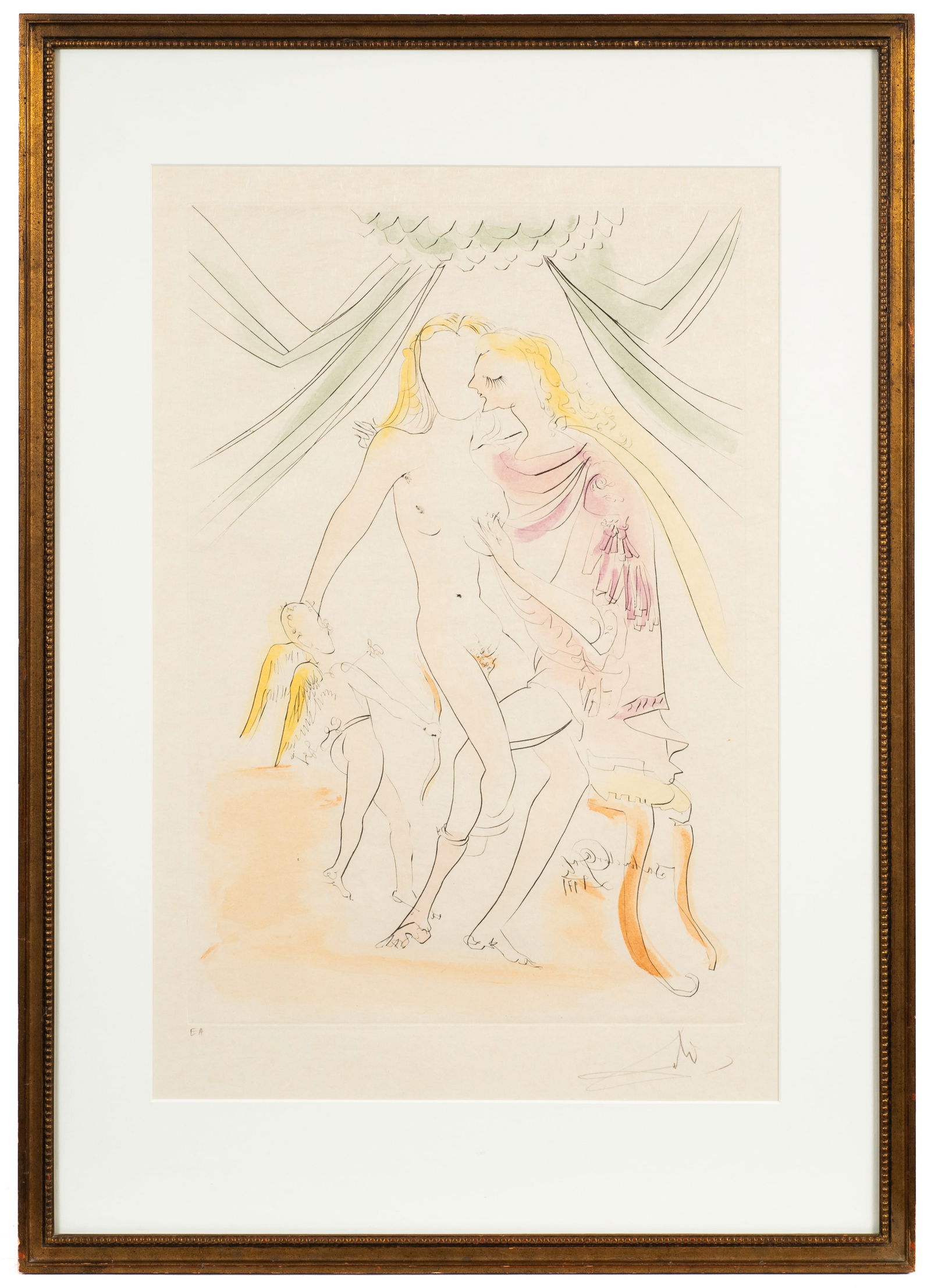 Venus, Mars et Cupidon, After Salvador Dali. (1 of 7)