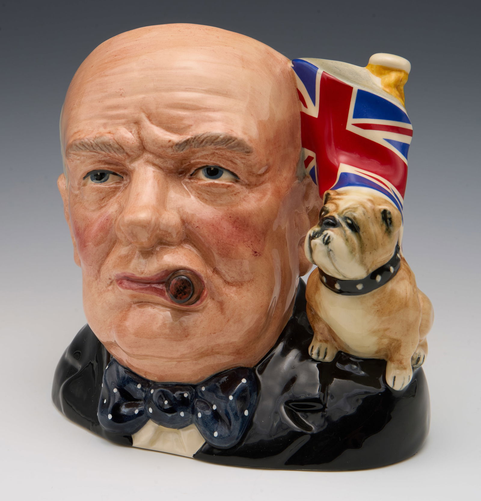 Royal Doulton "Winston Churchill" Character Jug. (1 of 9)