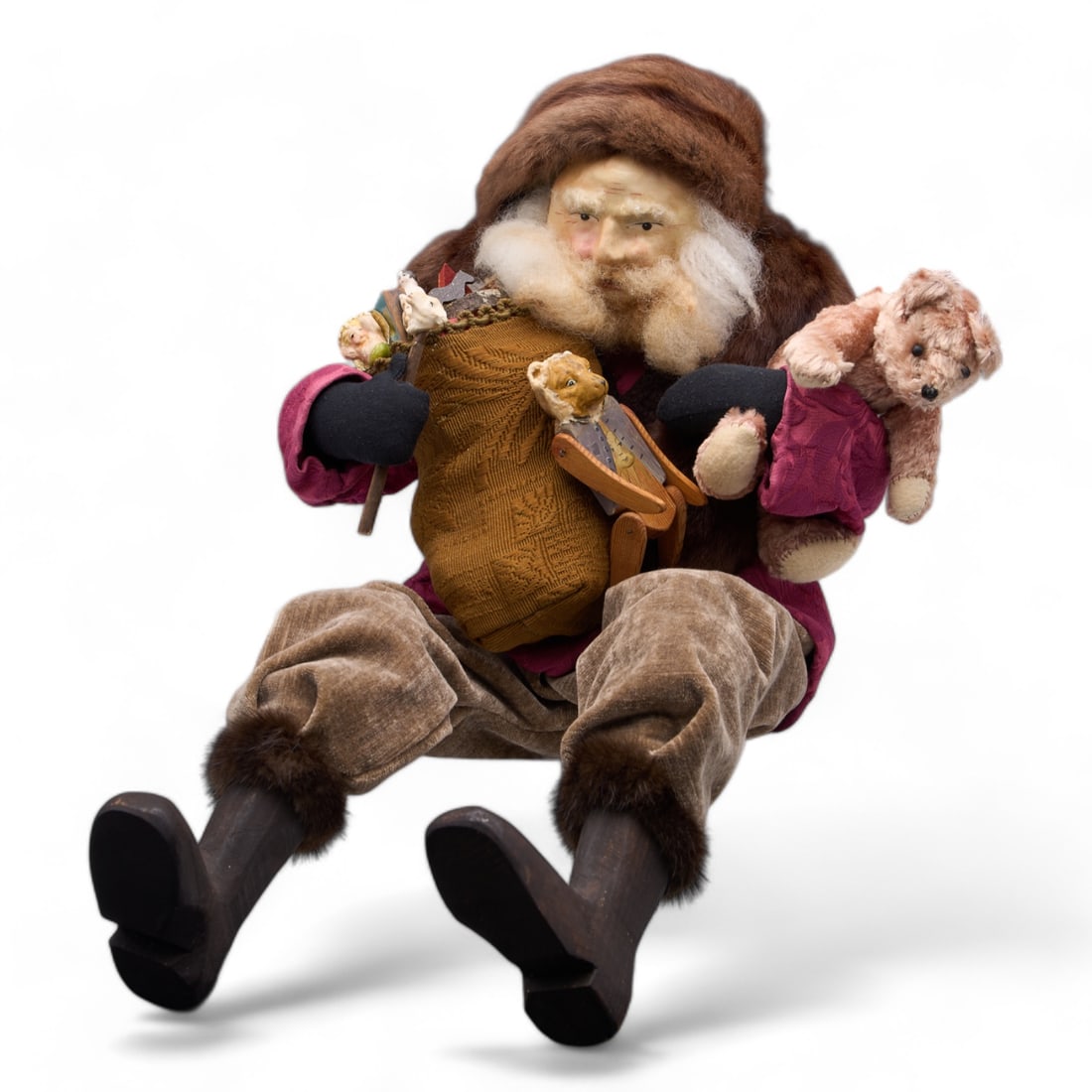 Norma Decamp Victorian Style Santa w/ Toys. (1 of 11)