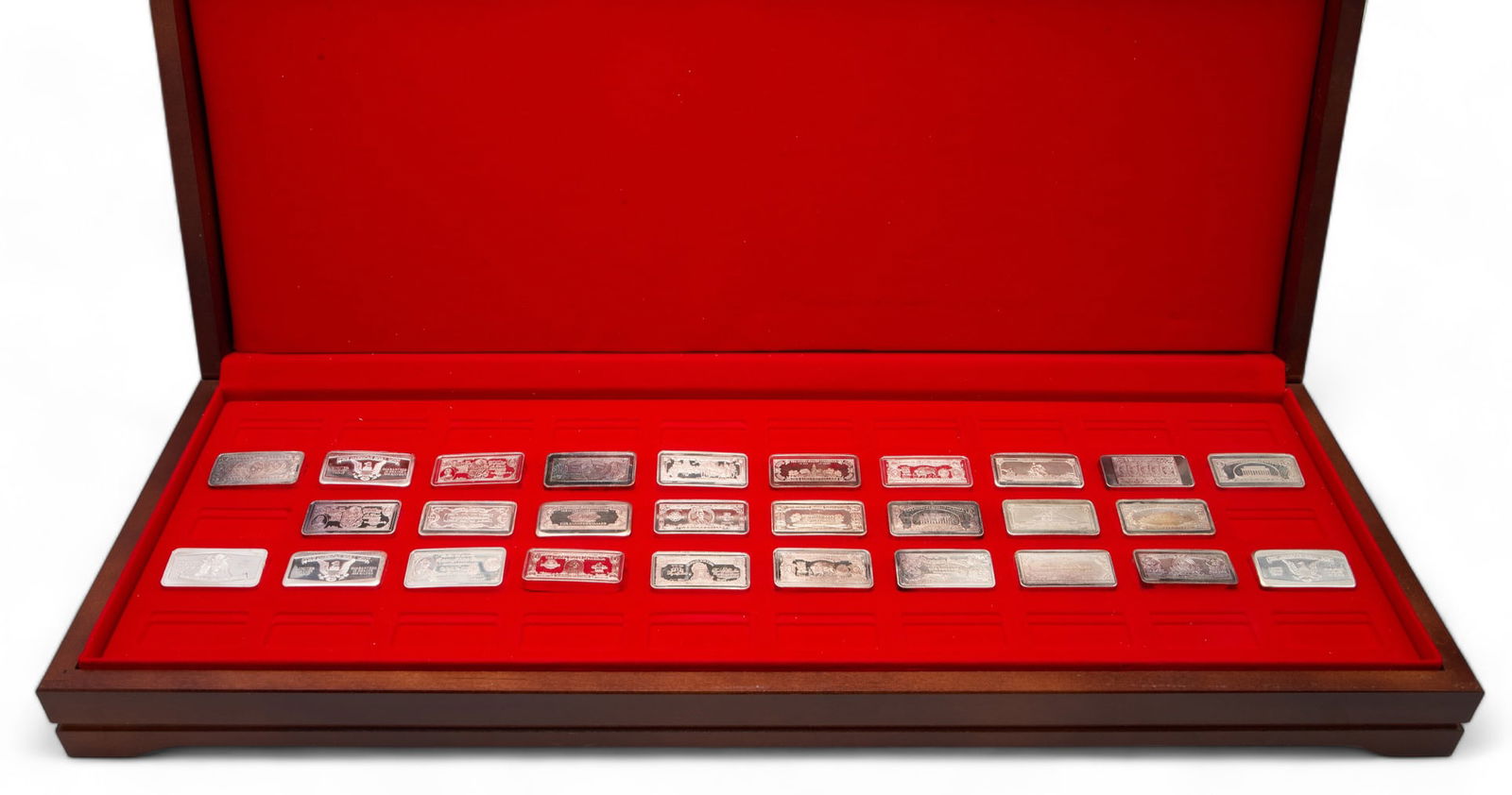 Lot of American Royal Mint 15 Grains Silver Bars. (1 of 7)