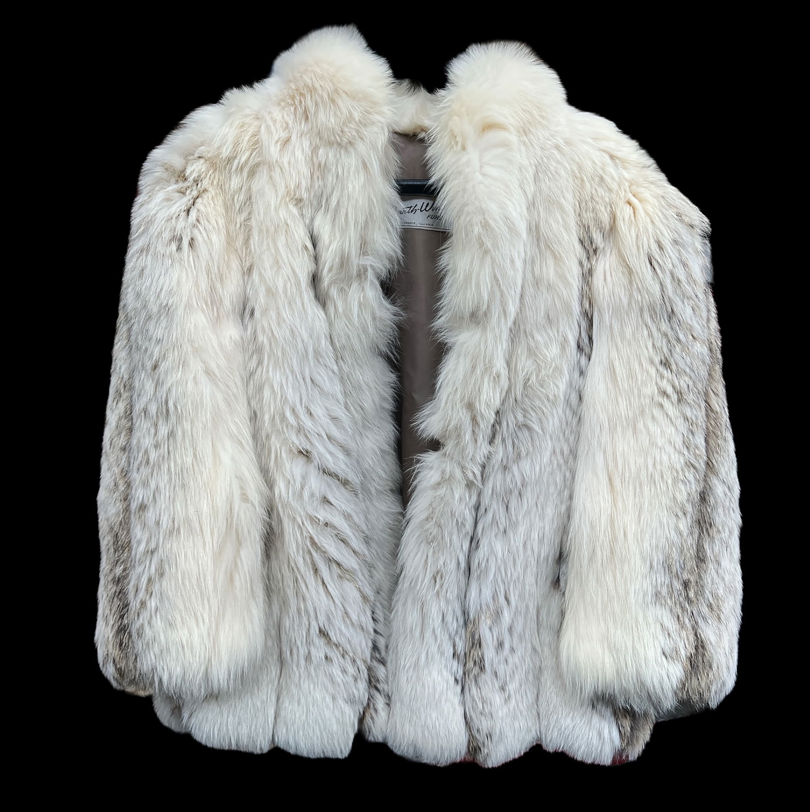 Women's White Fox Fur Jacket by Barth-Wind Furs. (1 of 4)