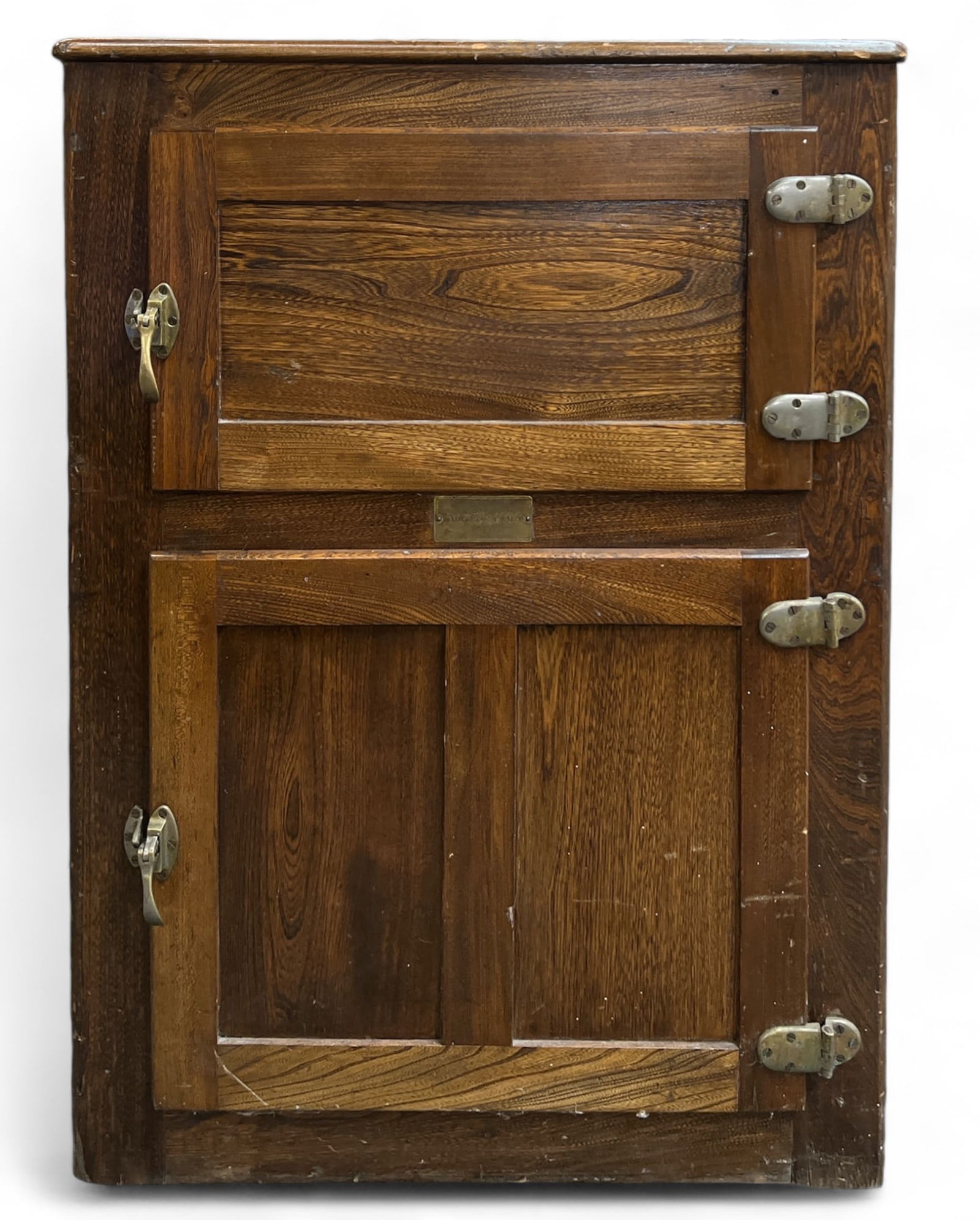 Antique Oak Ice Box - Northern Light. (1 of 4)