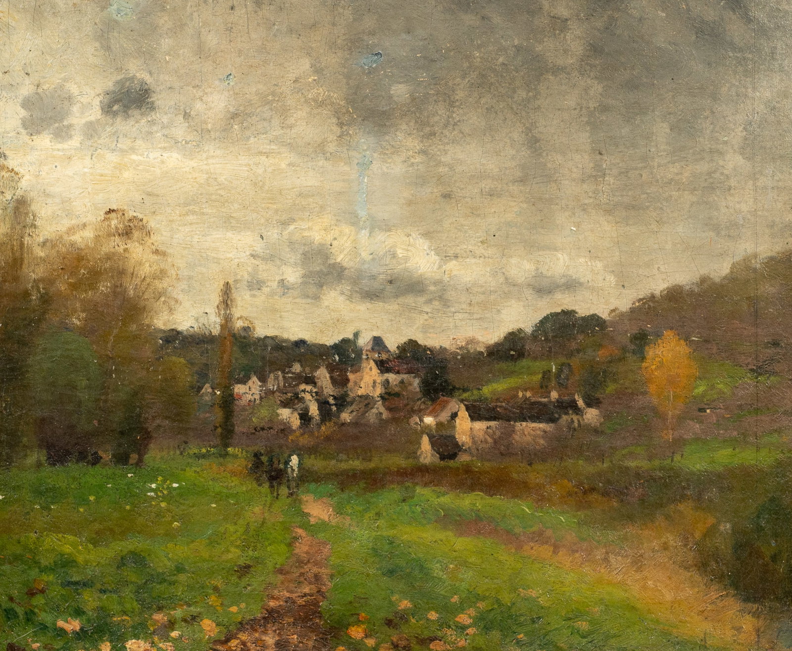 Unsigned Antique Landscape Painting. (1 of 7)