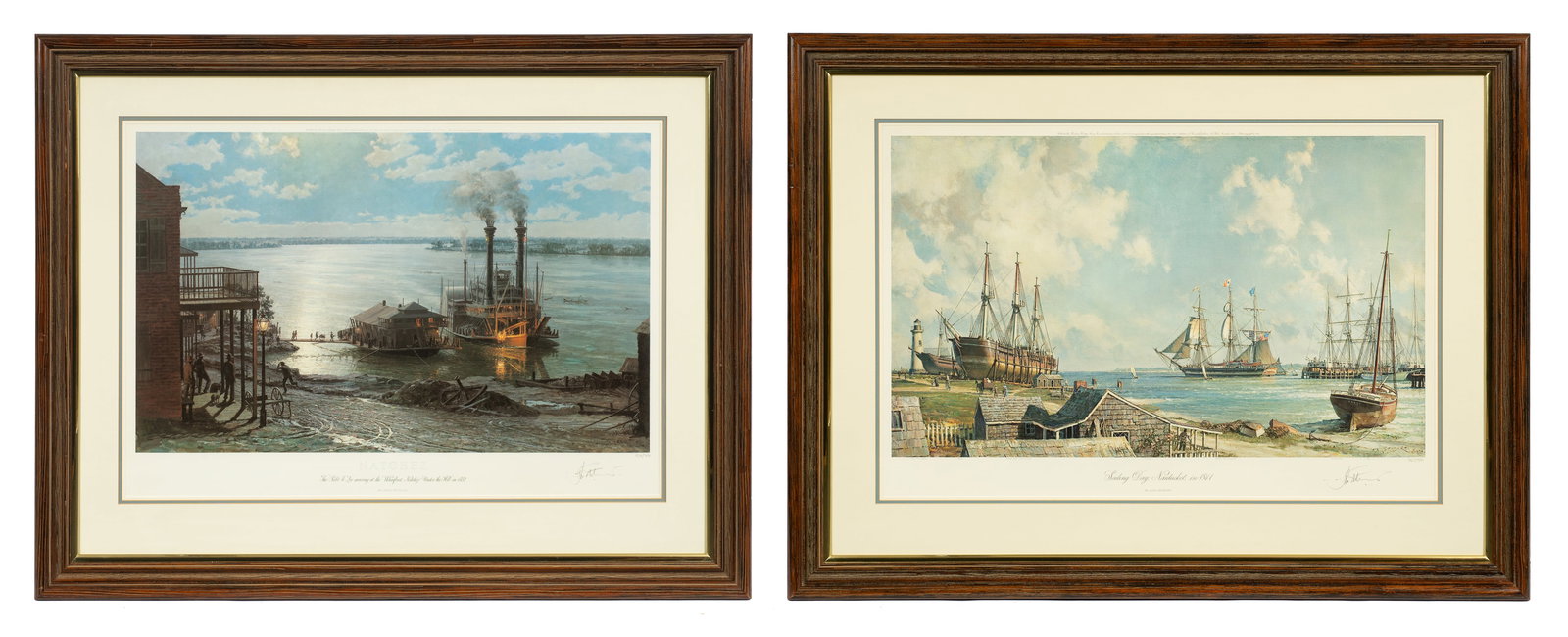 Lot of 2 Maritime Prints by John Stobart. (1 of 12)