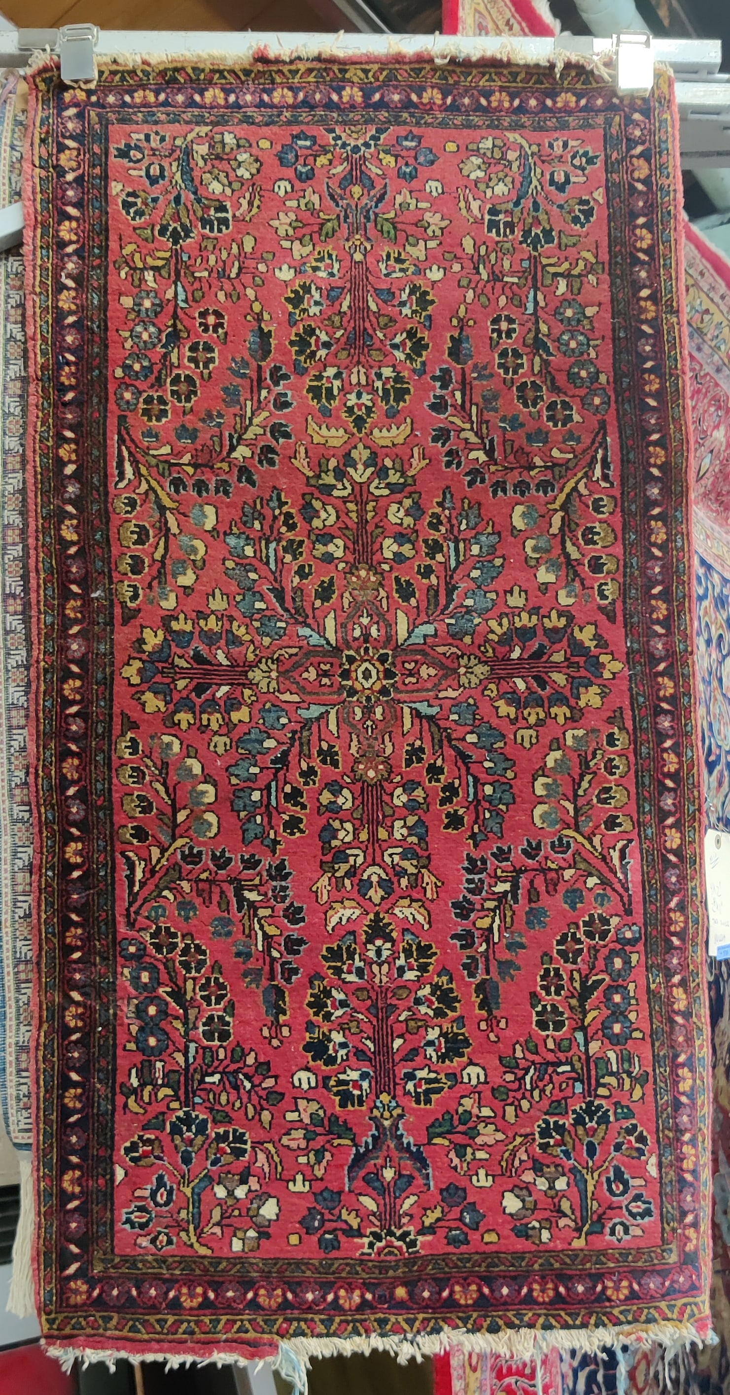 2 Sarouk Rugs - 2' 1" x 4' 2" & 1' 11" x 2' 8". (1 of 4)