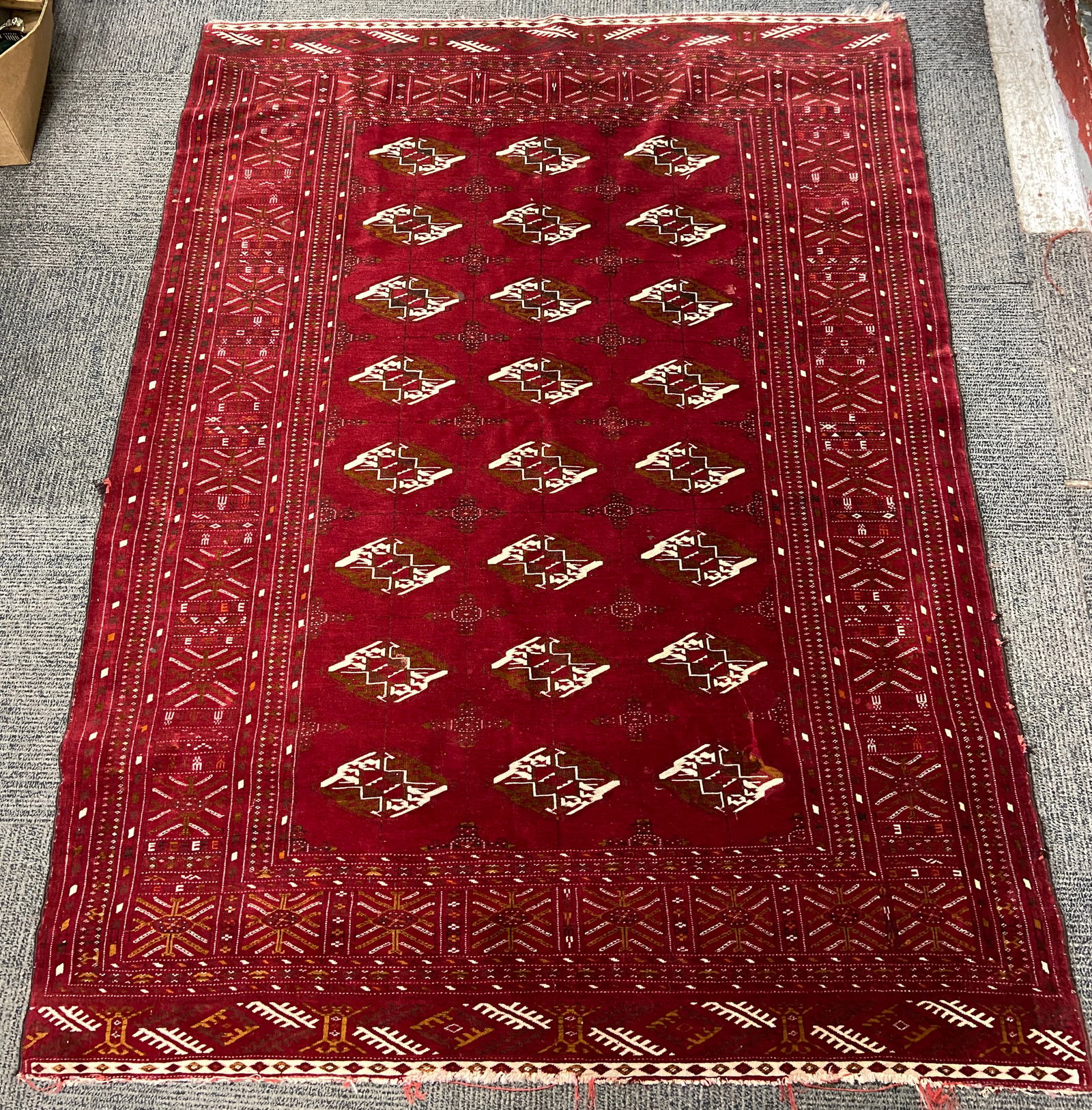 4' x 6' Persian Turkoman Rug. (1 of 3)