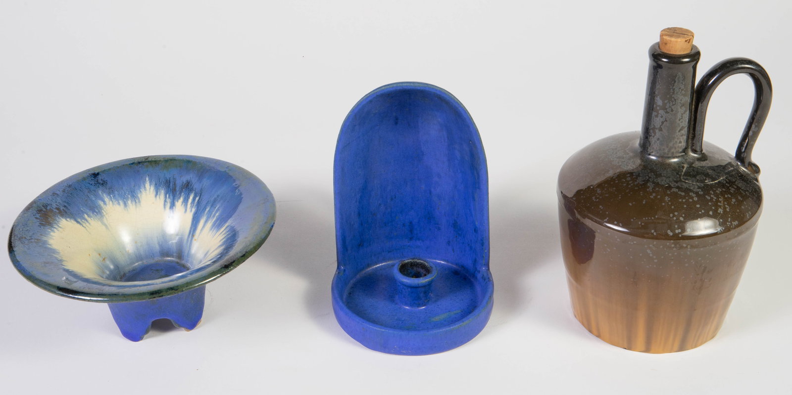 Lot of 3 Fulper Pottery Items- Bowl, etc. (1 of 4)