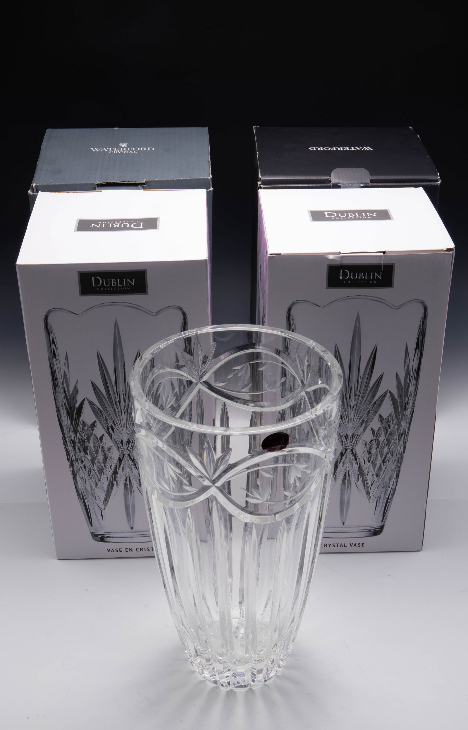 Lot of 5 Crystal Vases- Waterford, Gorham, etc. (1 of 5)