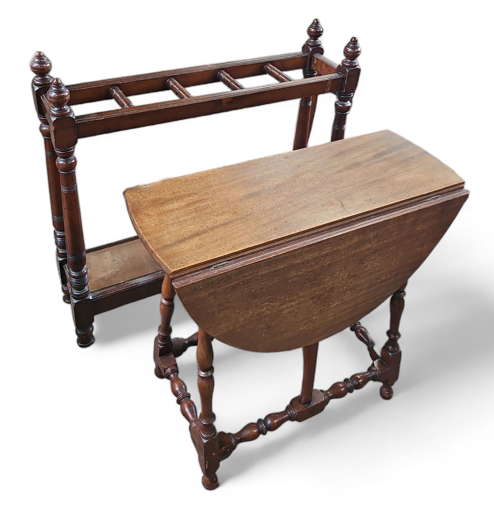 Dropleaf Table and Umbrella Stand. (1 of 5)