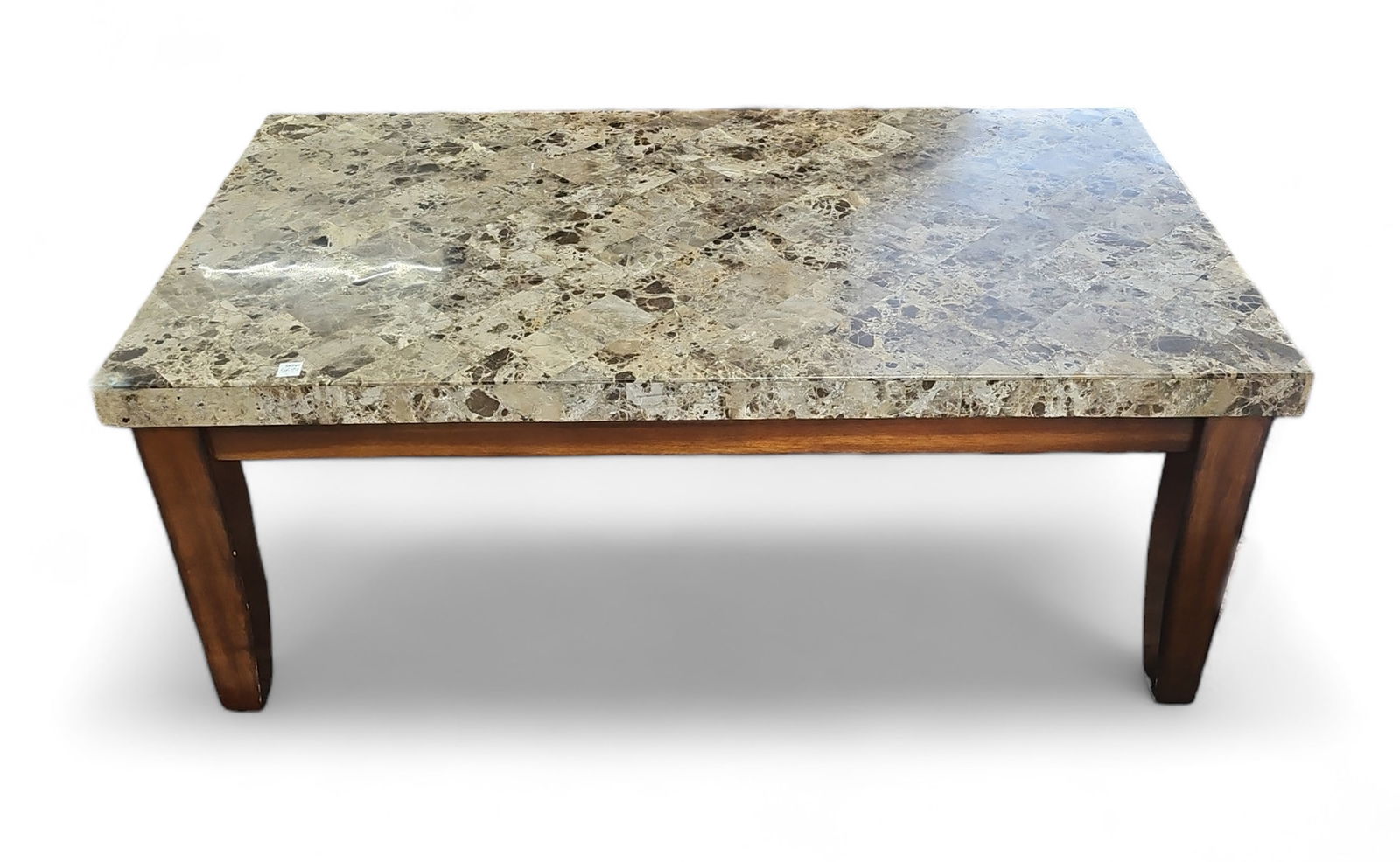 Marble Top Low Coffee Table and Taller Hall Table. (1 of 3)