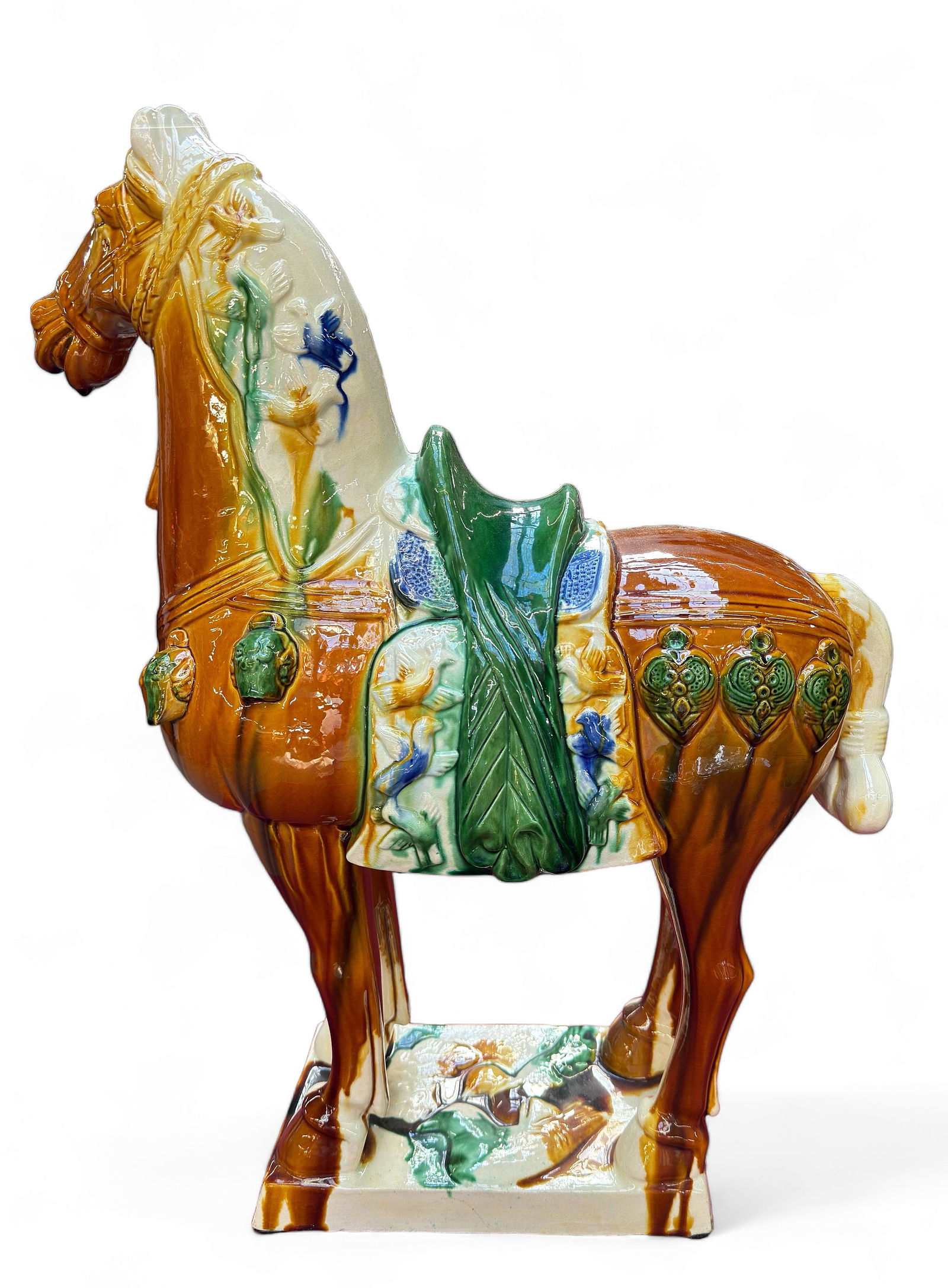 Chinese Tang Style Majolica Horse. (1 of 2)