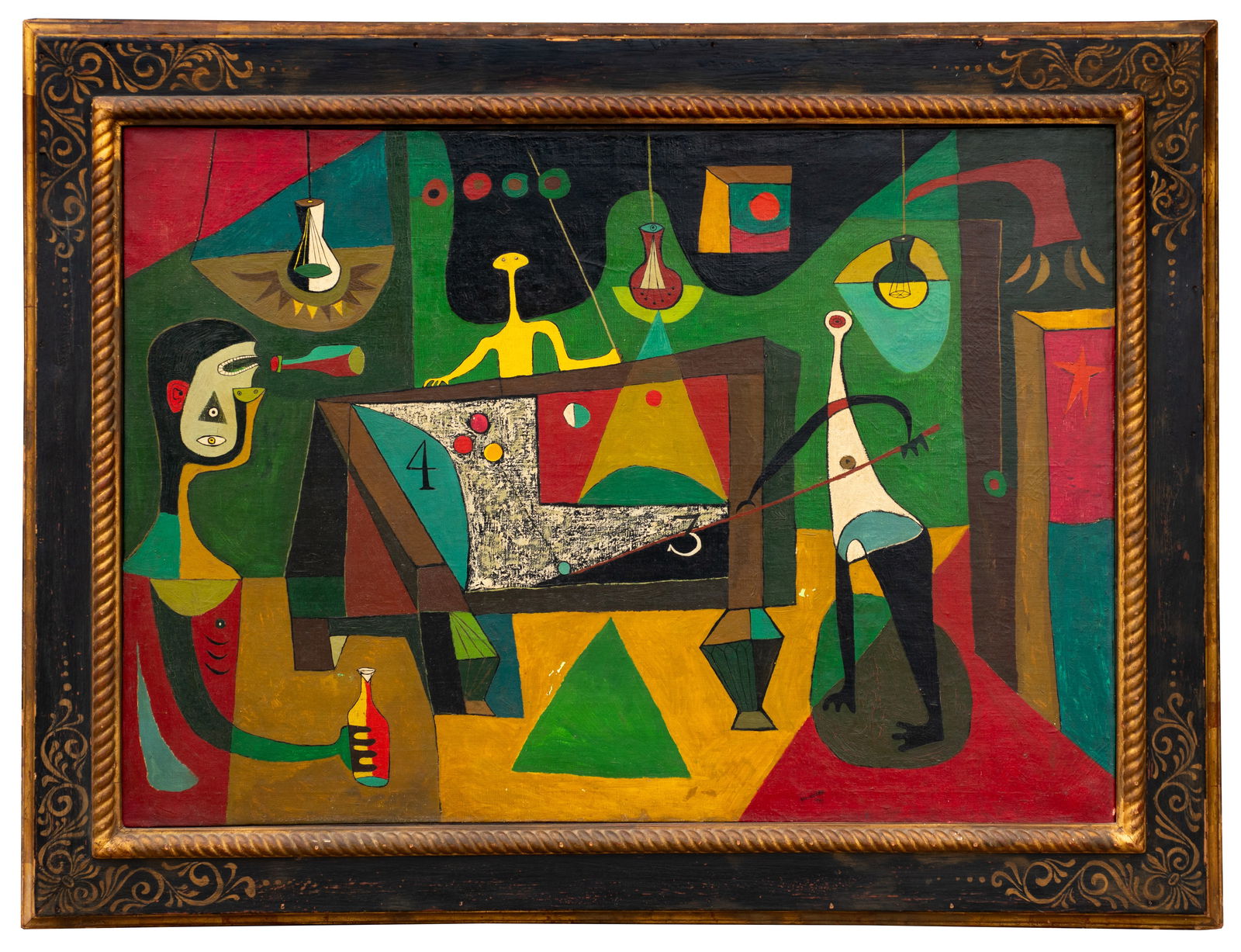 Large Abstract Painting by Frank Vavruska. (1 of 6)