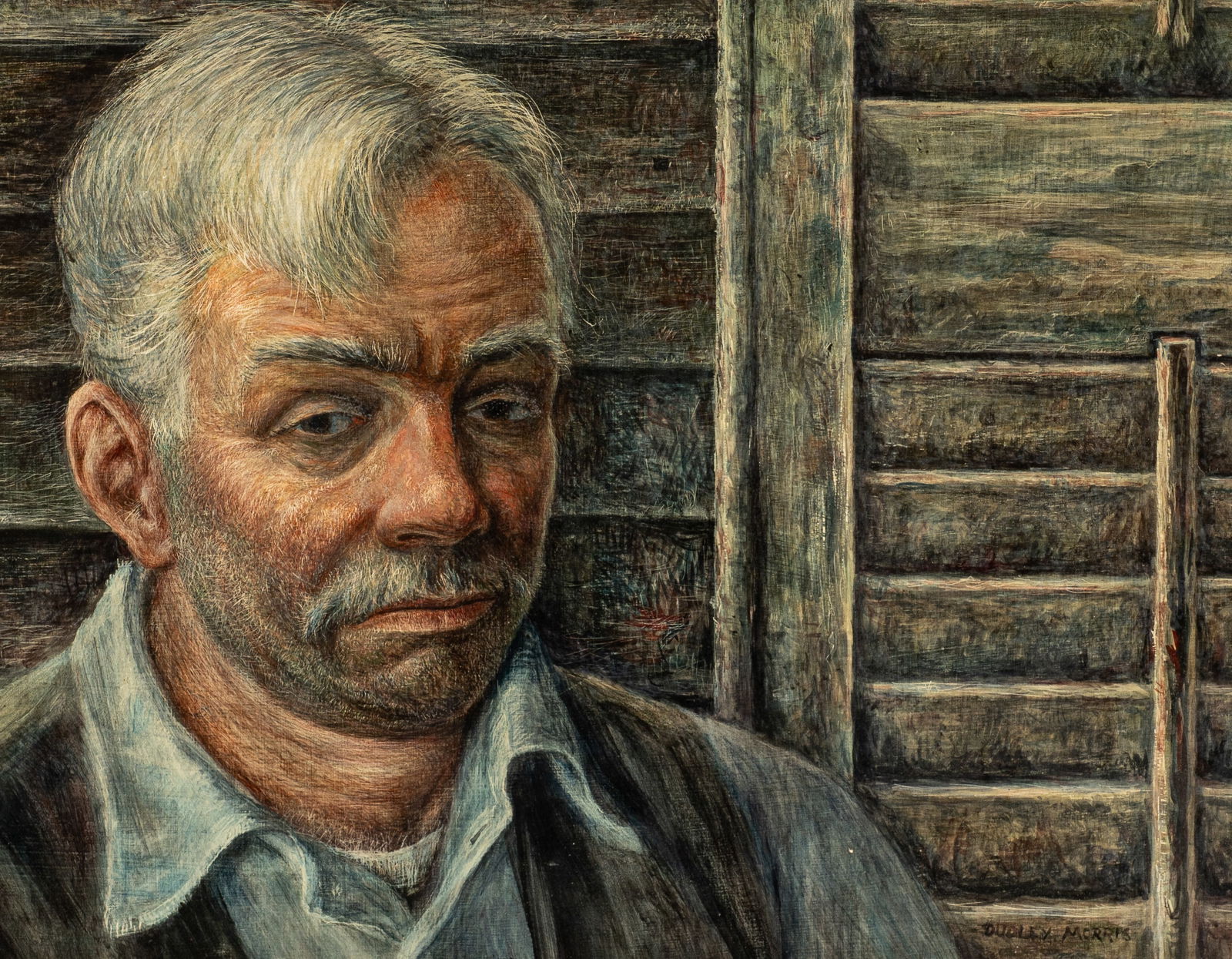 Portrait of a Man by Dudley Morris. (1 of 7)