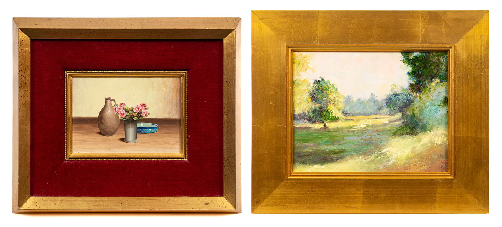 Lot of 2 Paintings - C. Haas, etc. (1 of 10)