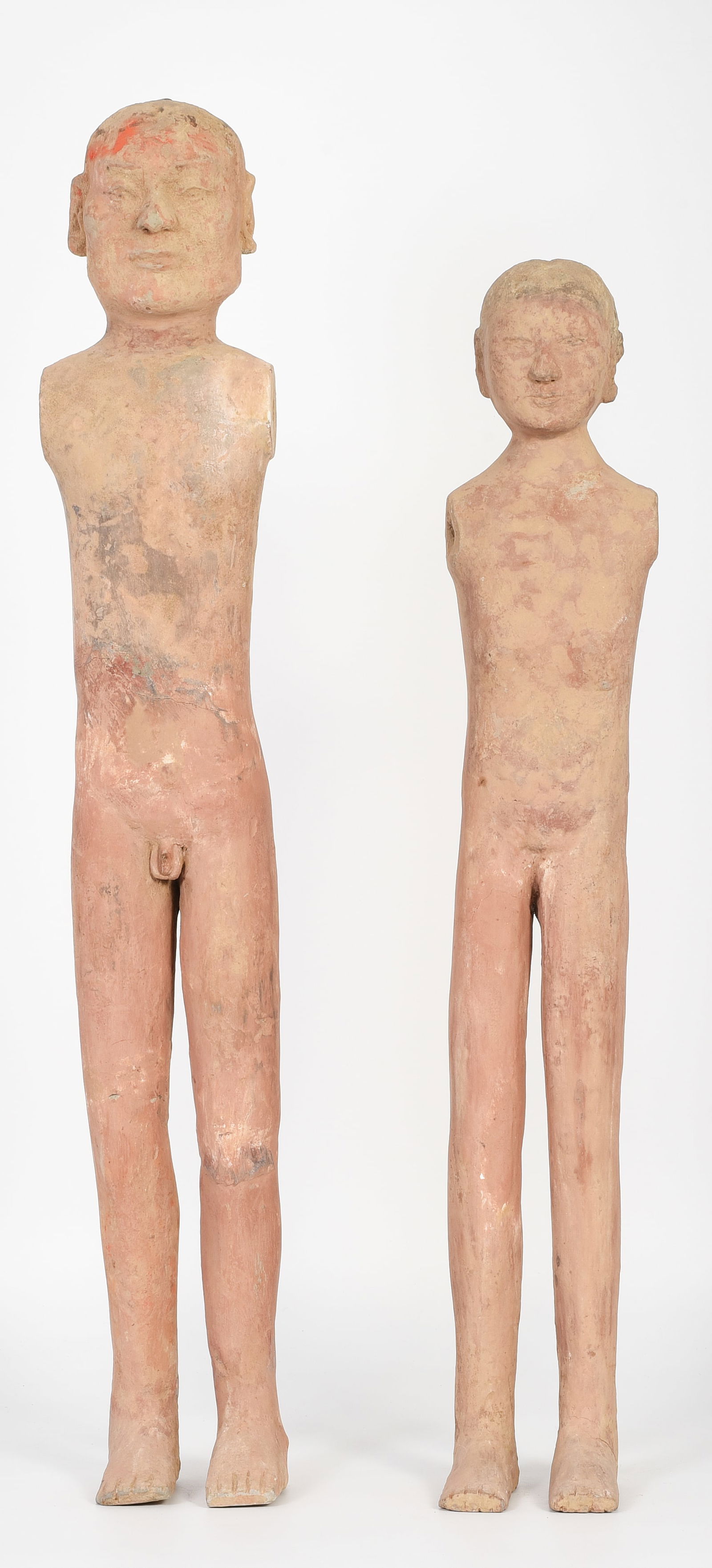 2 Chinese Han Dynasty Style Terra Cotta Figures. (1 of 5)