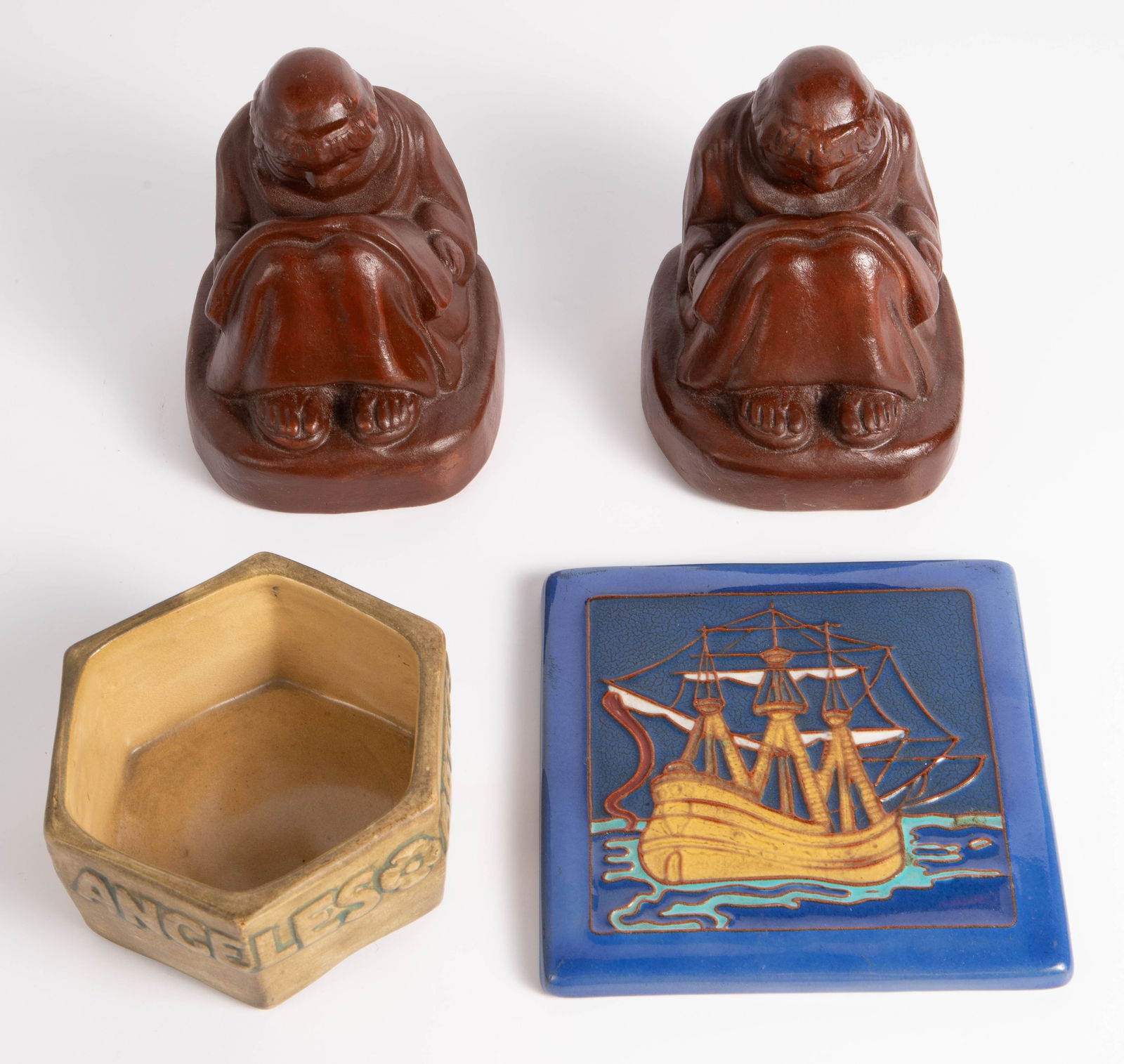 Lot: Batchelder Pottery, California Faience Tile. (1 of 10)