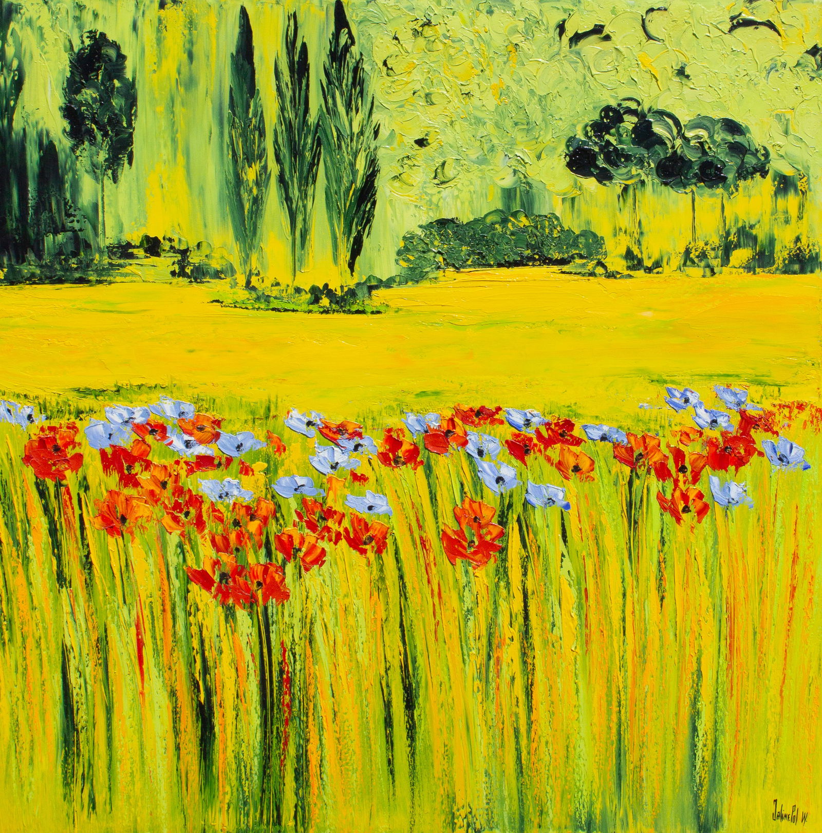 The Hosts of the Forest, Painting by Jaline Pol. (1 of 7)