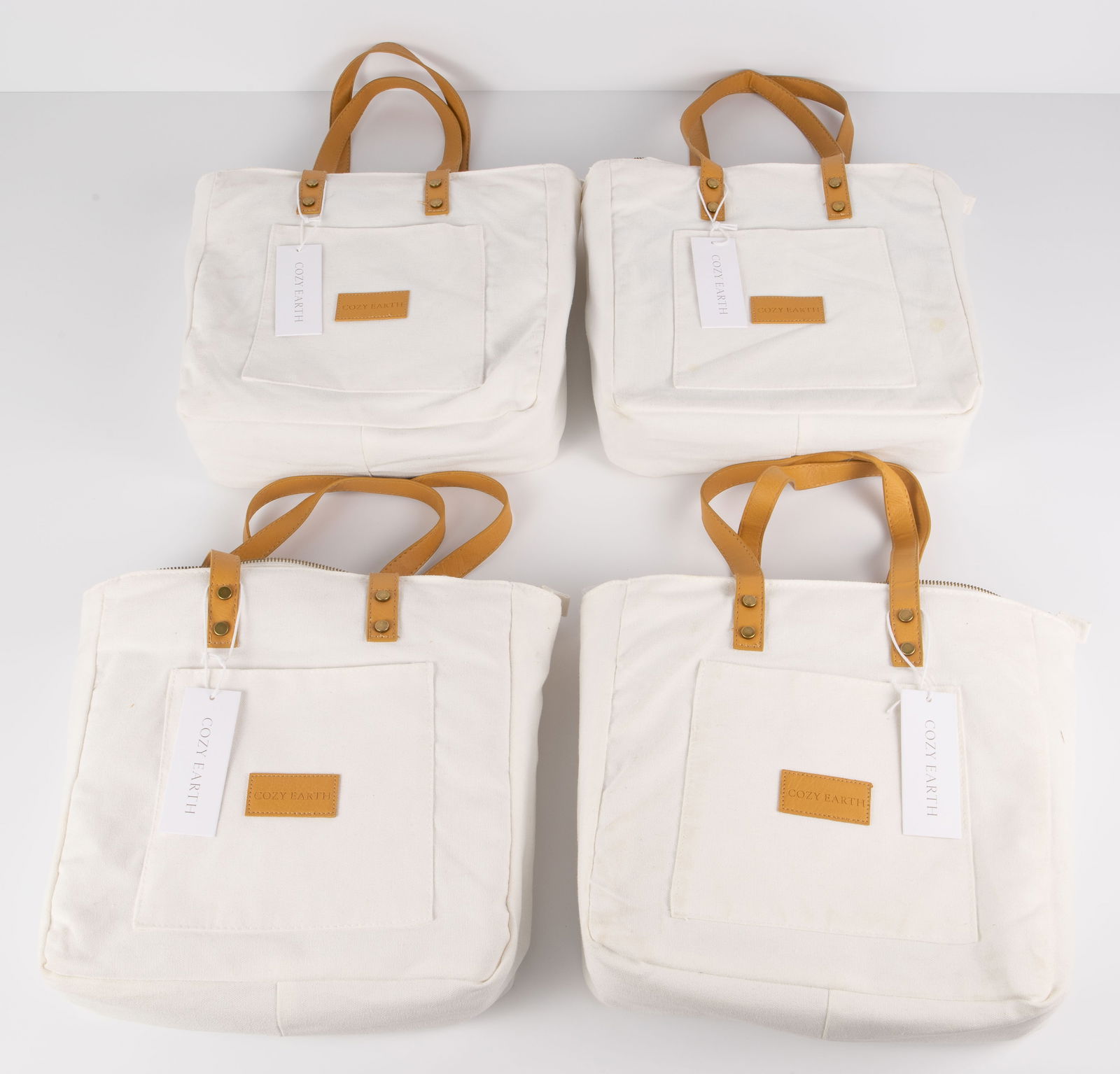 Lot of 4 Cozy Earth Full Size Sheet Sets. (1 of 3)