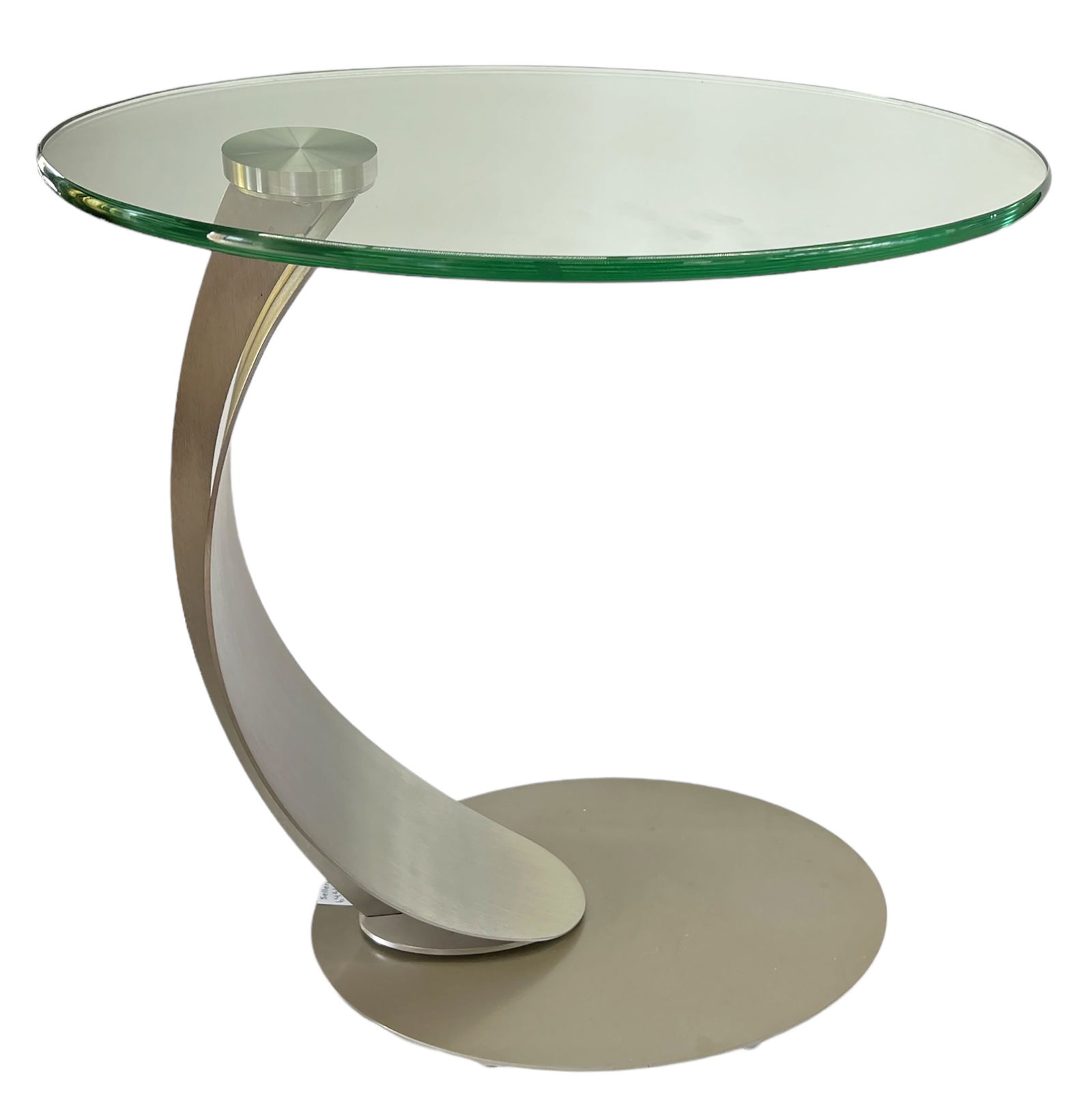 Modern Scoop Type Accent Table. (1 of 2)