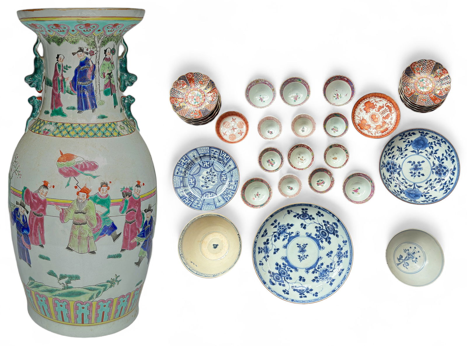 Lot of Mostly Old Chinese Porcelain Items. (1 of 8)