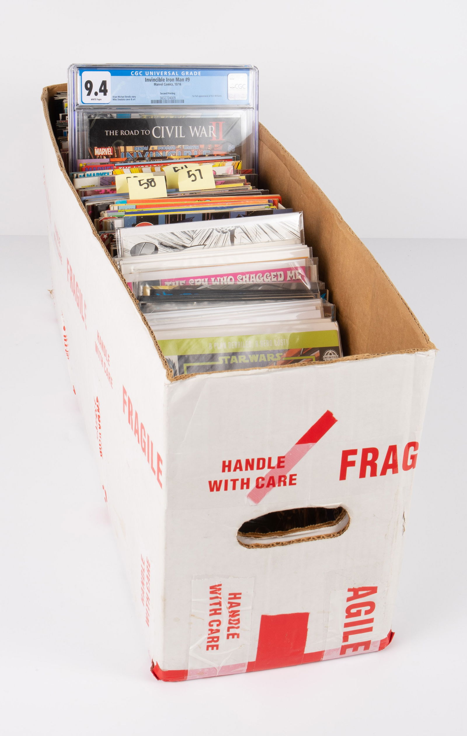 Box of Assorted Comic Books - DC, Marvel, etc. (1 of 4)