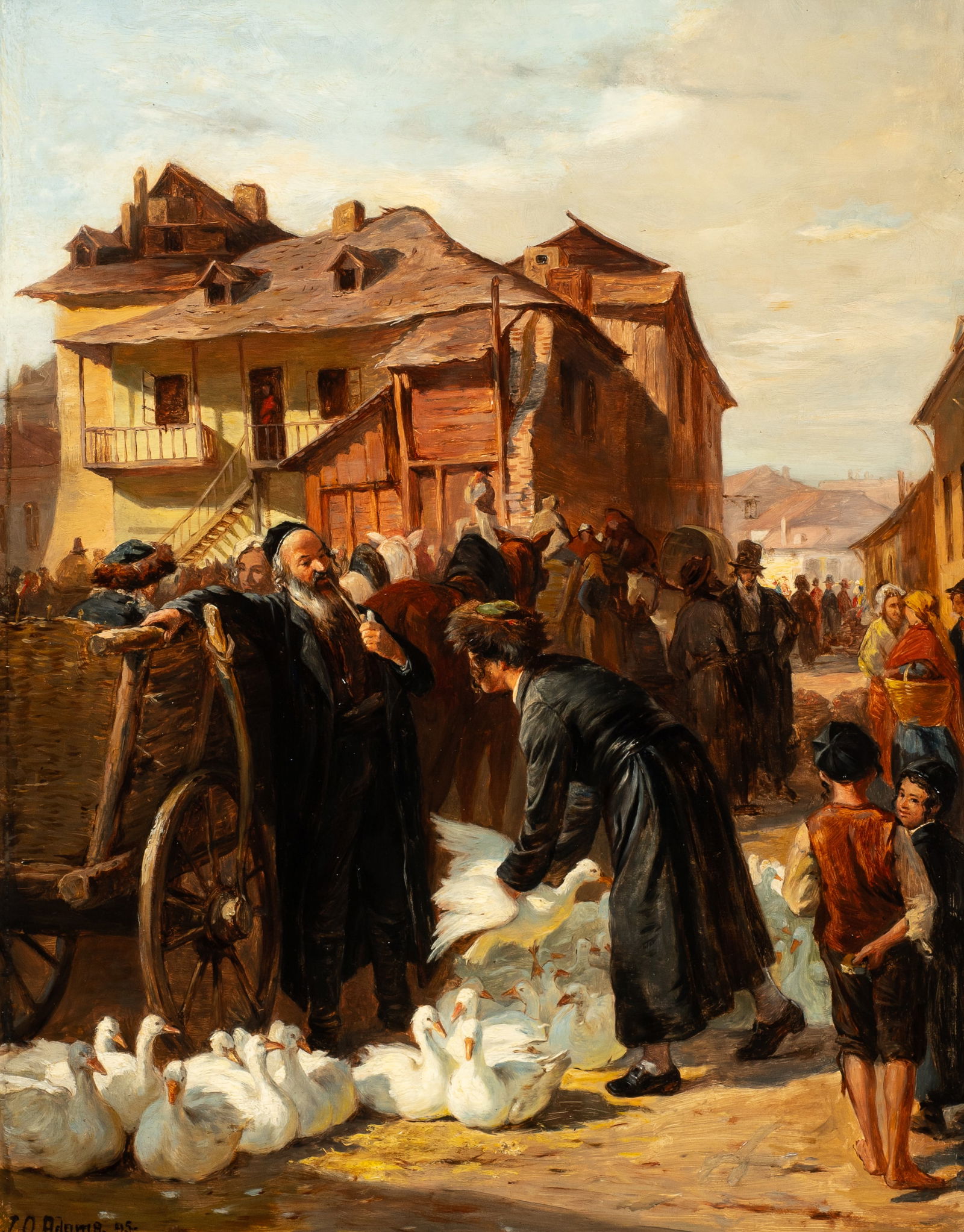 Market of Krakow, Painting, John Quincy Adams. (1 of 7)
