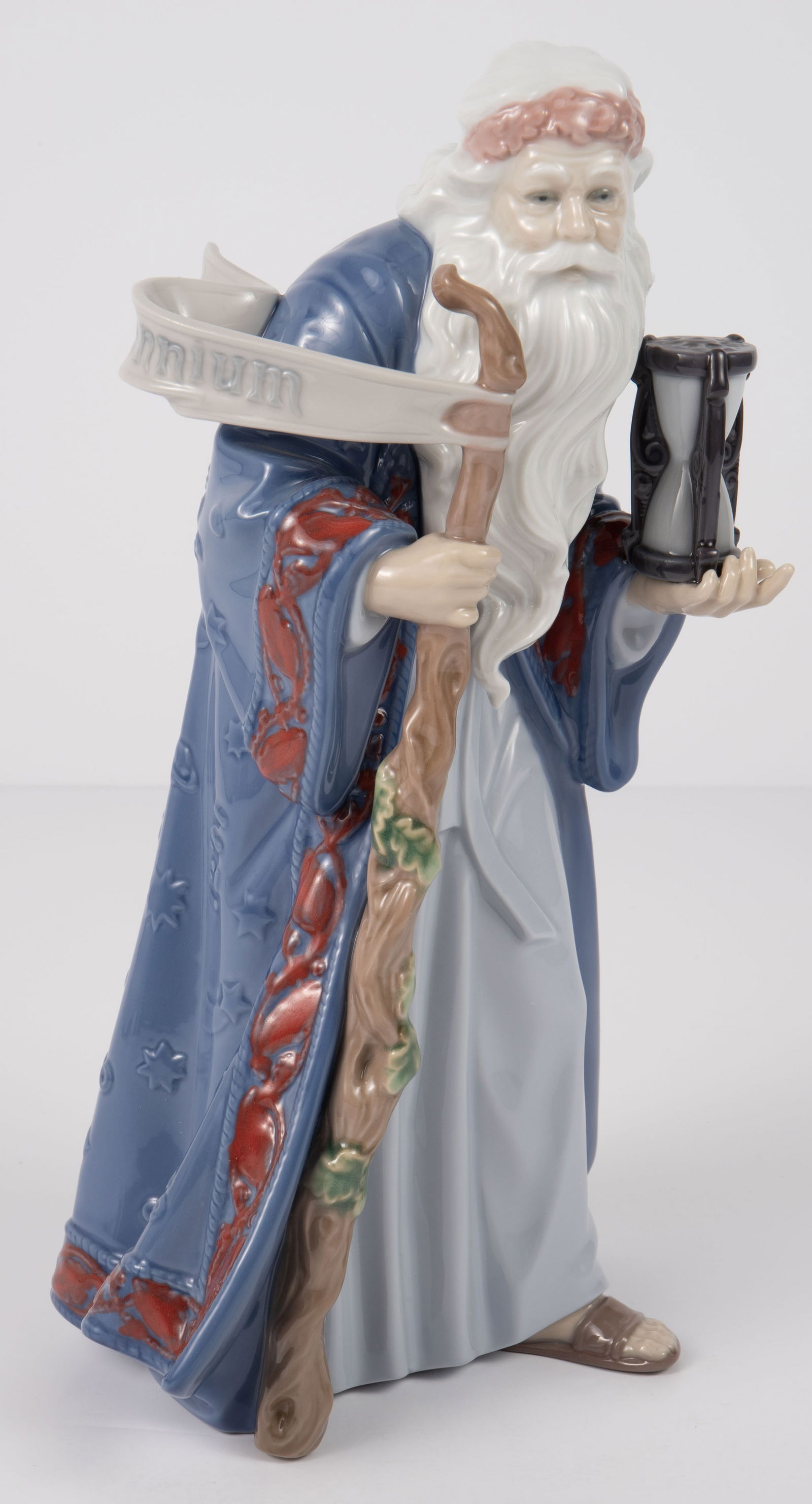 Lladro Millennium Father Time Figure w/ Box. (1 of 7)