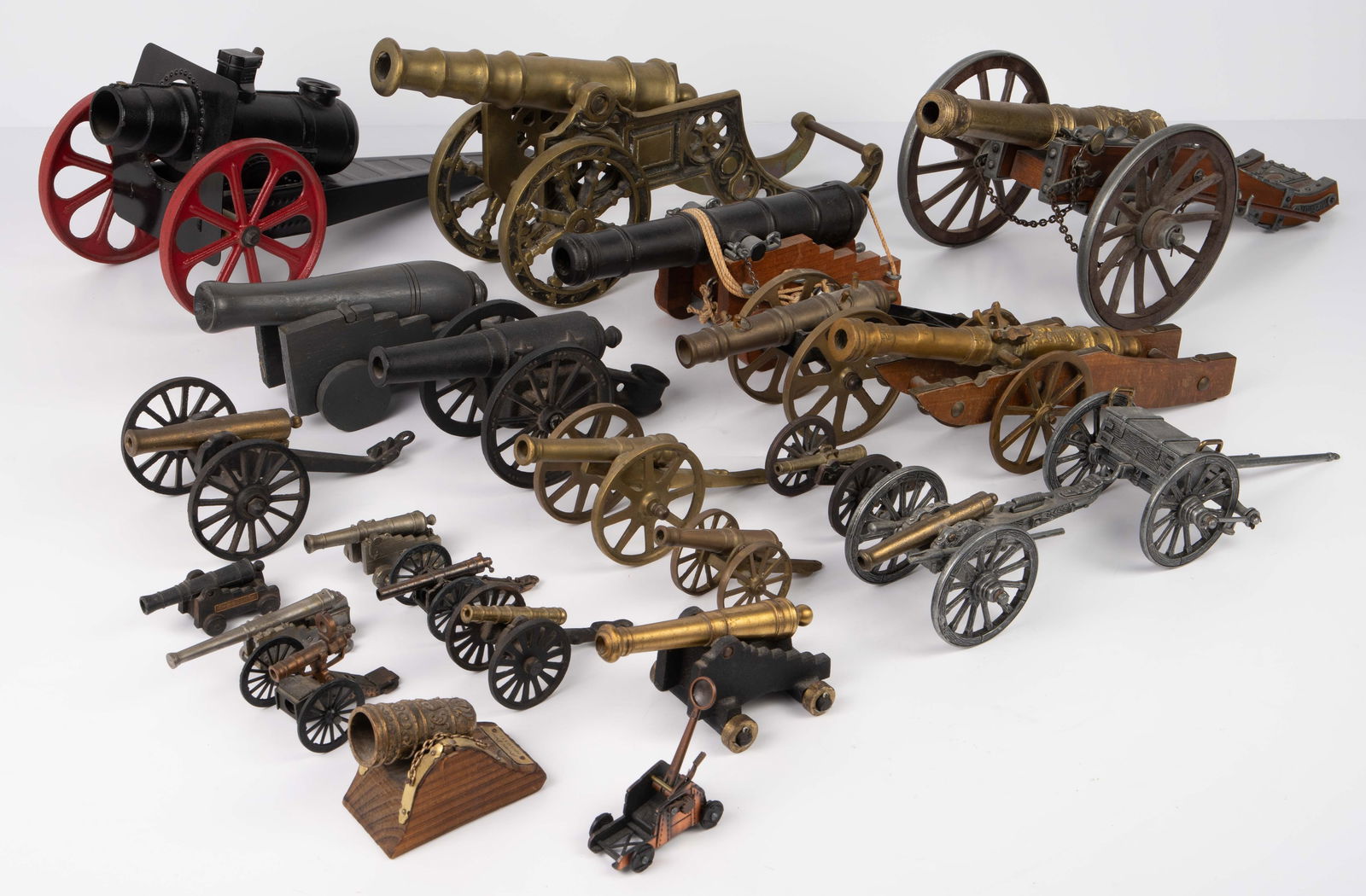 Lot of 23 Assorted Model Cannons. (1 of 8)