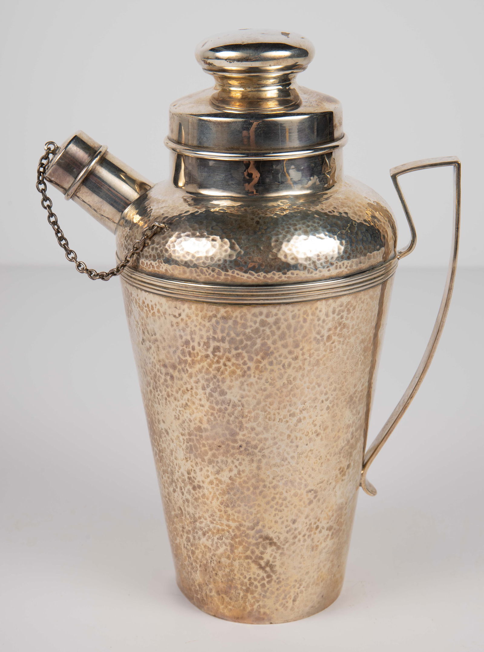 Webster Sterling Hammered Cocktail Shaker. (1 of 6)