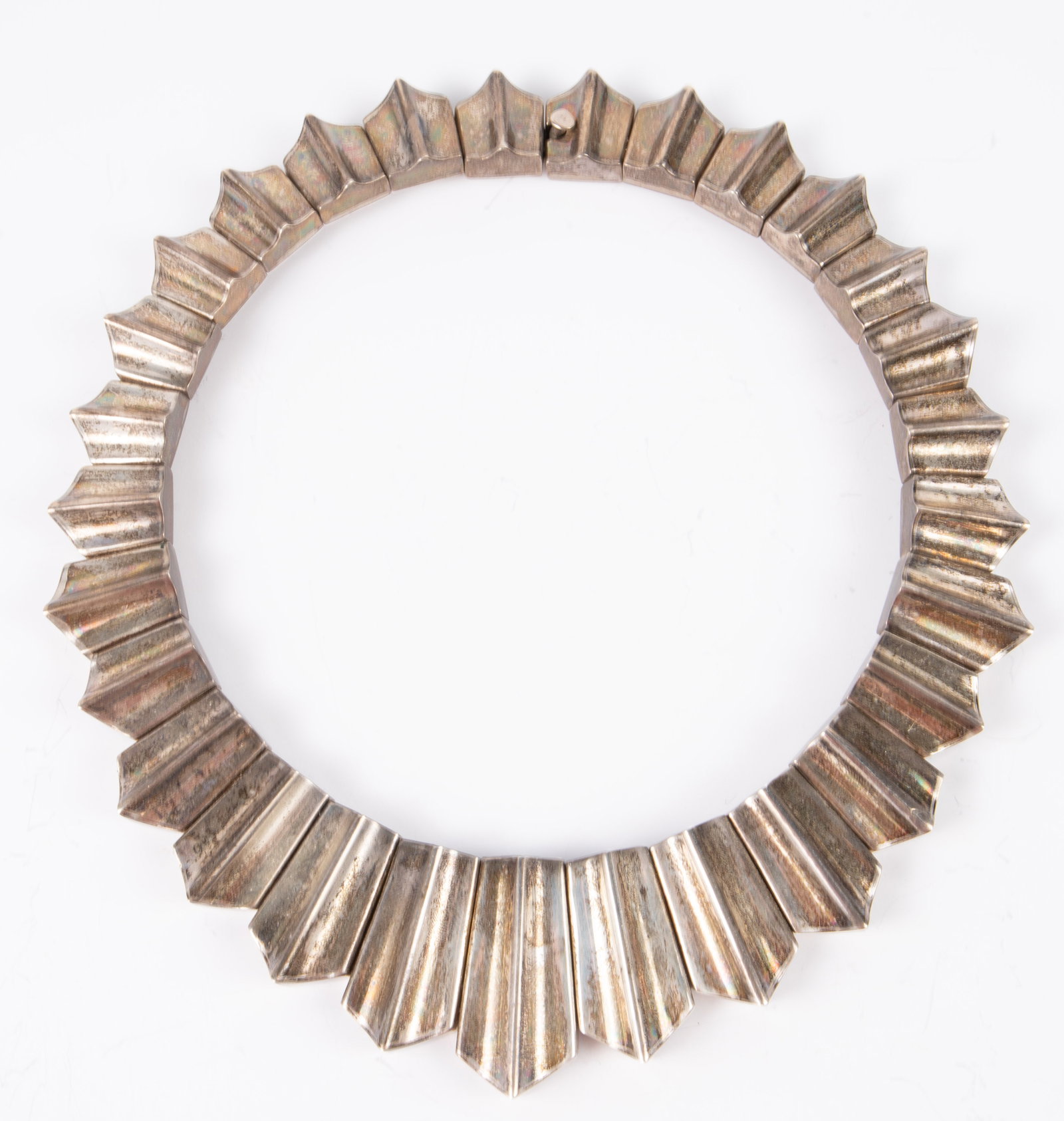 Mexican Sterling Silver Necklace - 7.4 Oz. Troy. (1 of 4)