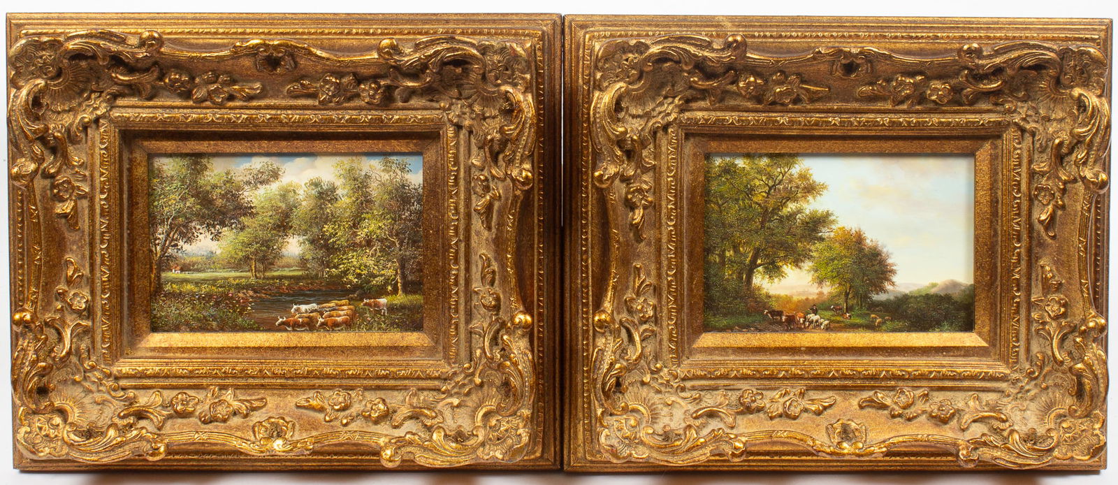 Lot of Two Framed Landscape Paintings. (1 of 4)