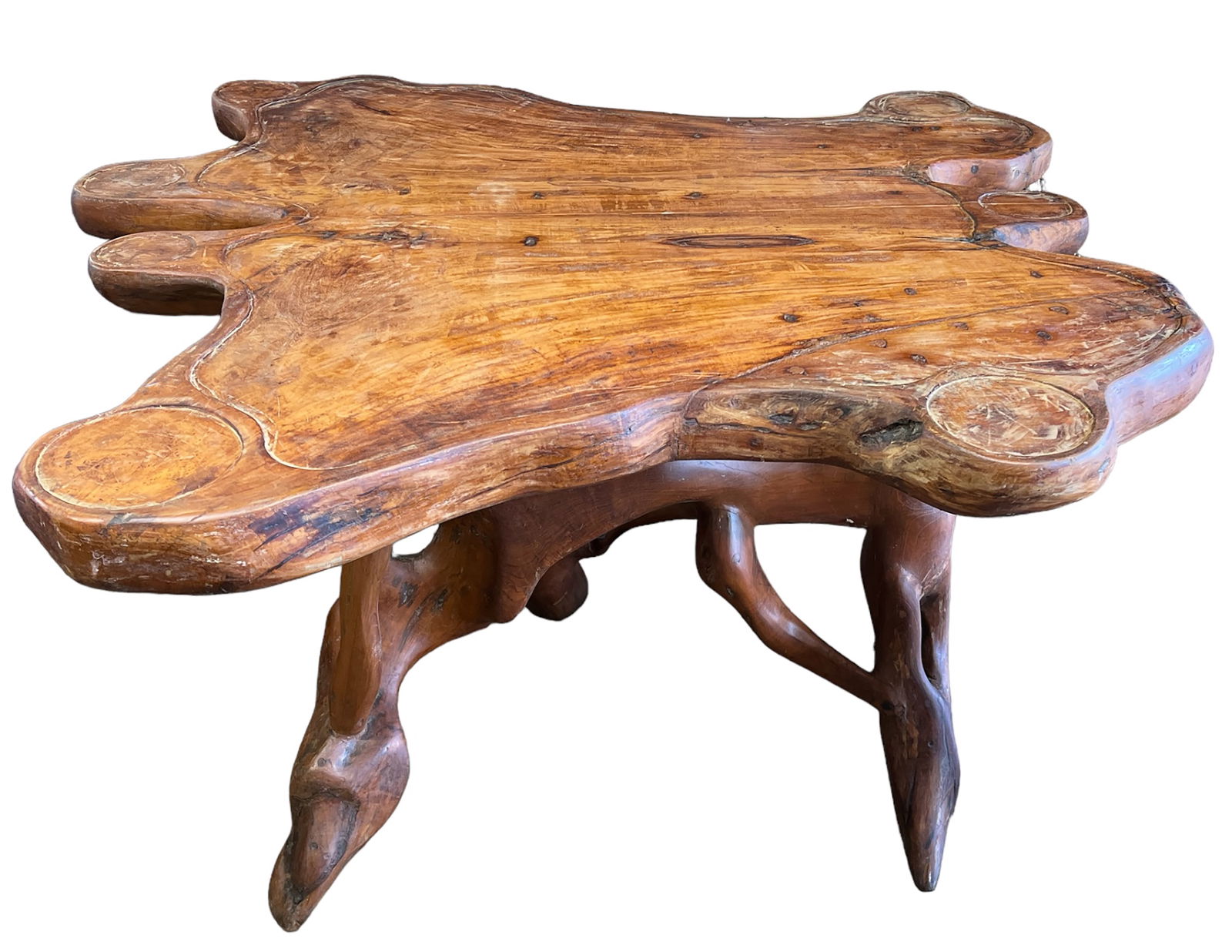 Mod Freeform Natural Wood Table w/ 5 Edges. (1 of 3)