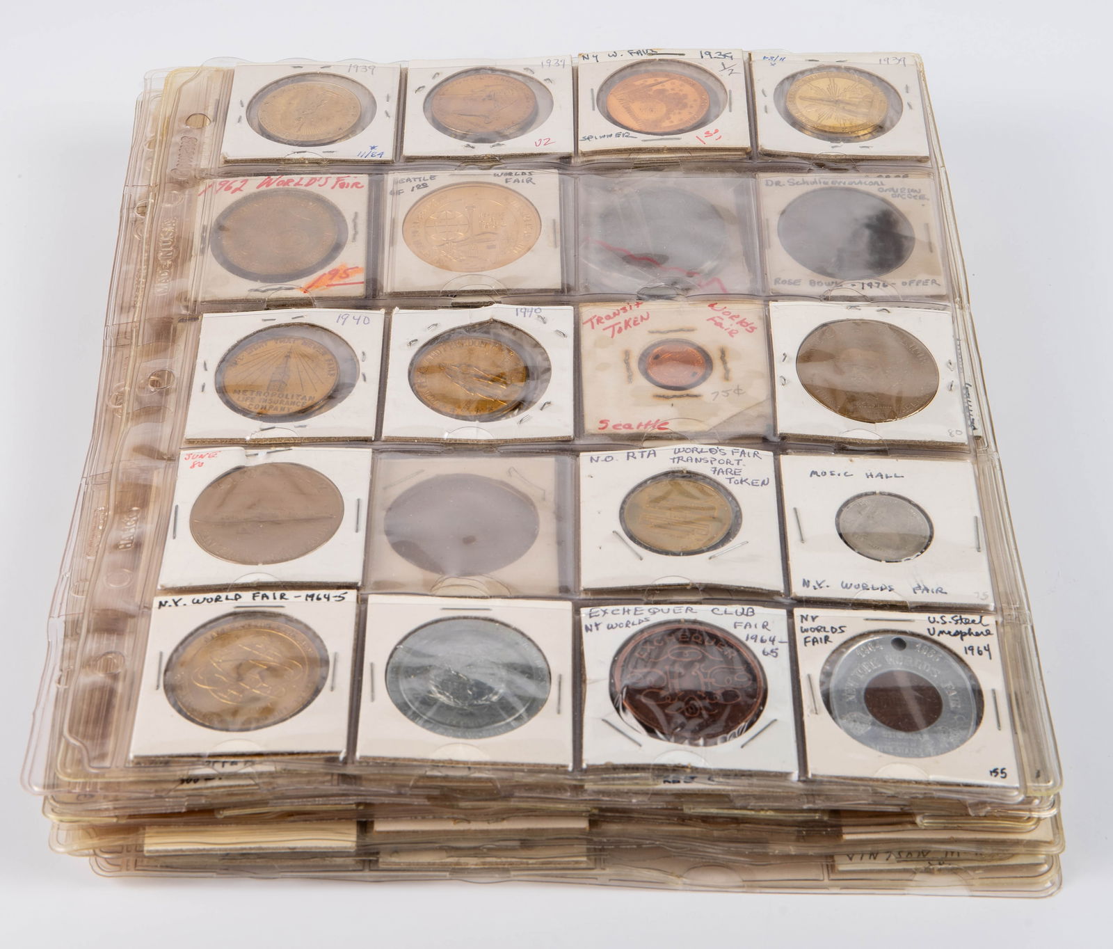 Lot: Antique & Vintage Mostly American Tokens. (1 of 20)