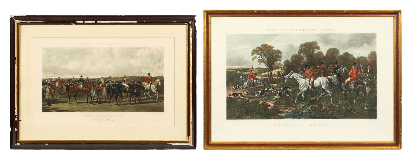 Two English Hunting Scenes - Harris & Summers. (1 of 10)
